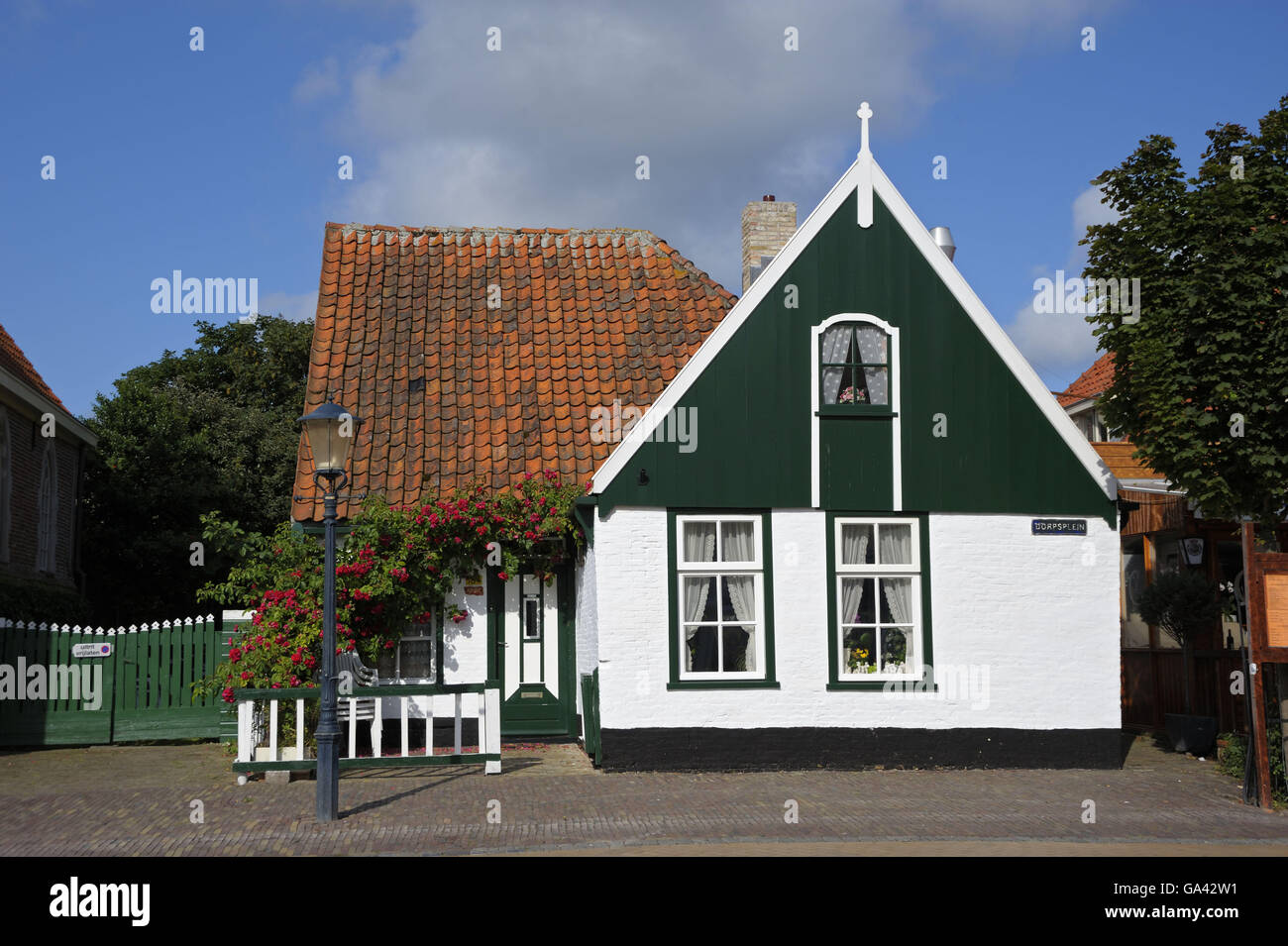 House, De Koog, Texel, Netherlands Stock Photo