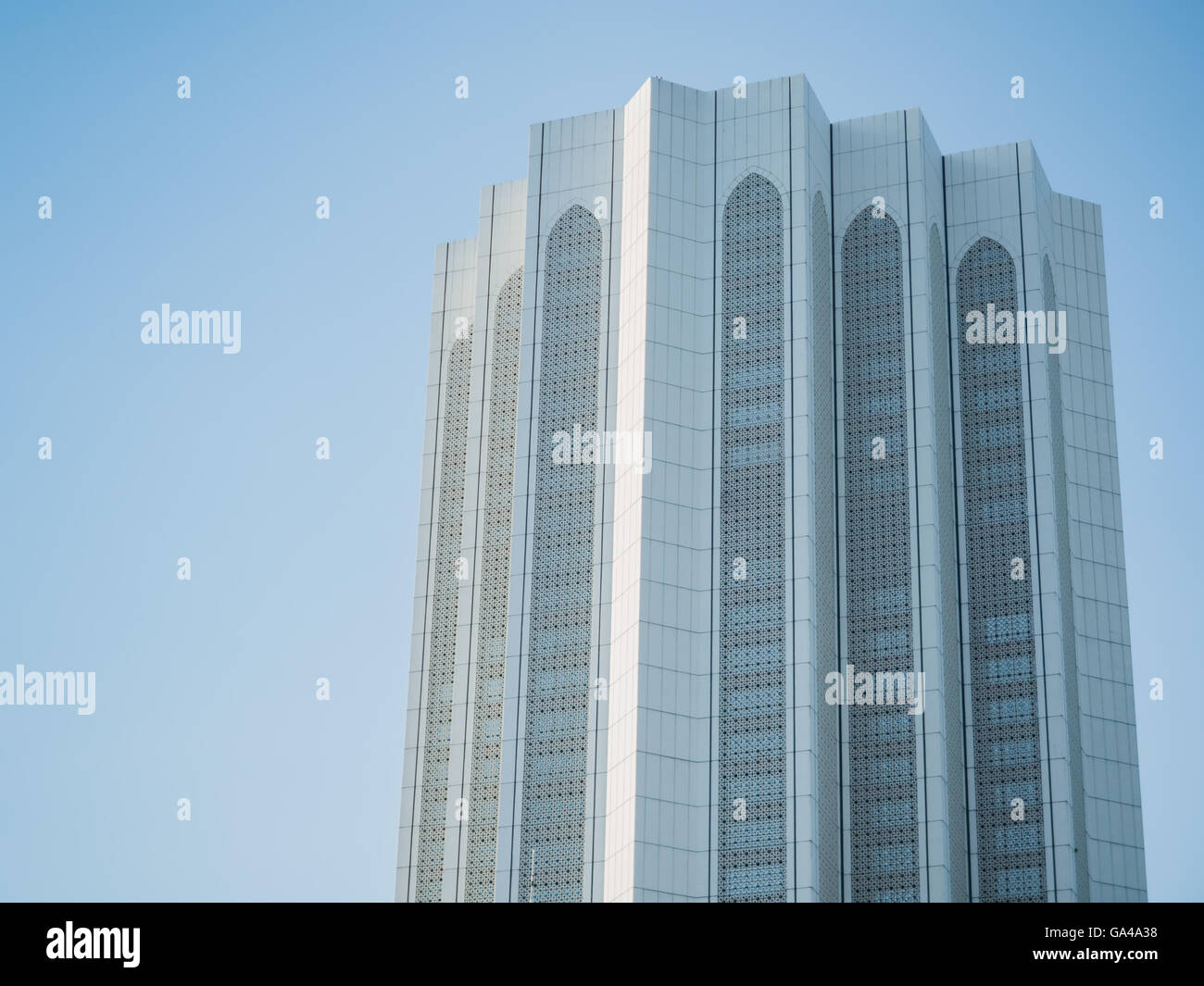 KUALA LUMPUR, MALAYSIA - MAR 1: Dayabumi Complex on March 1, 2016 in Kuala Lumpur, Malaysia. The facade of the tower is adorned Stock Photo