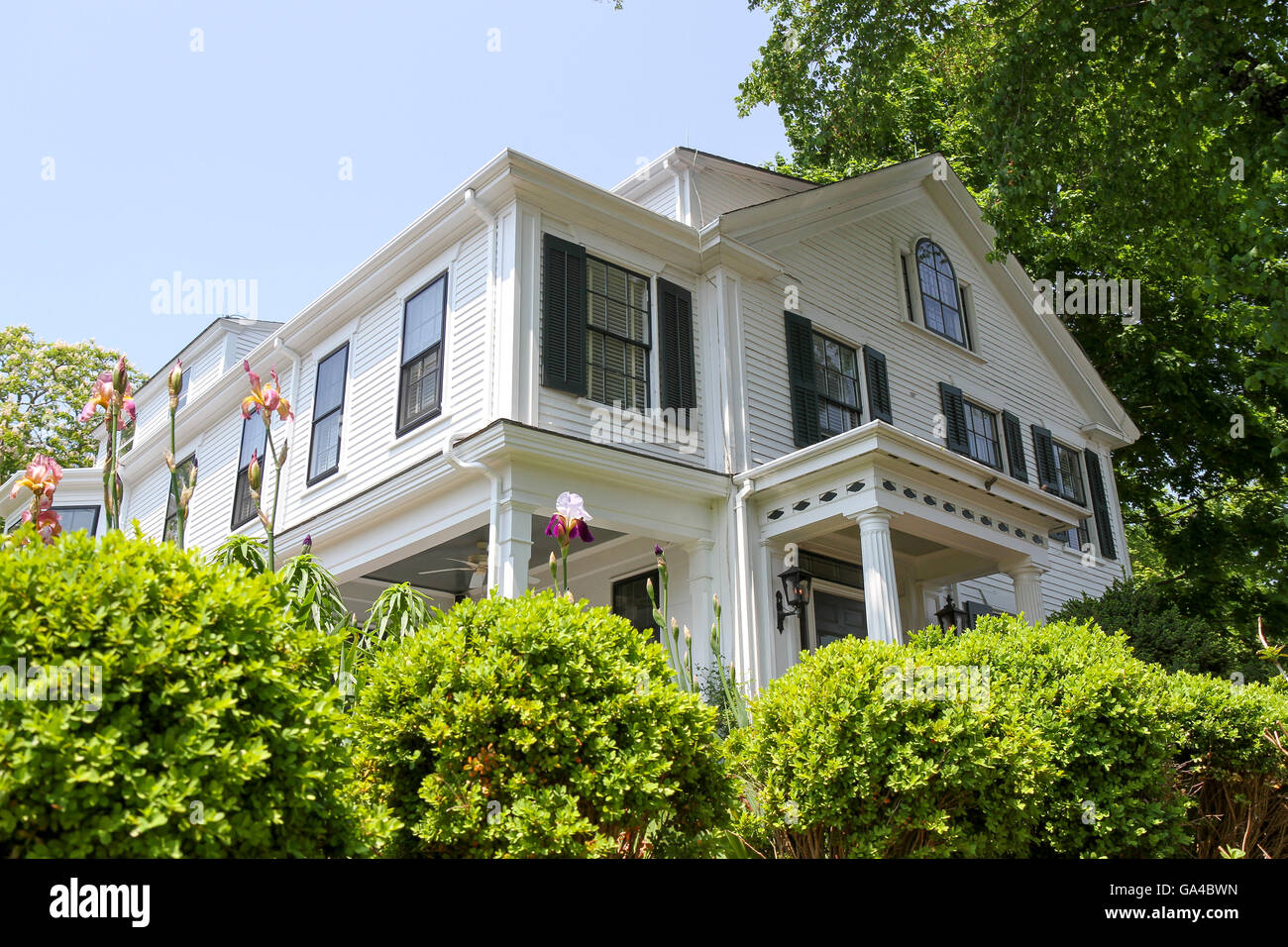 A home in Vineyard Haven, Martha's Vineyard, Massachusetts Stock Photo