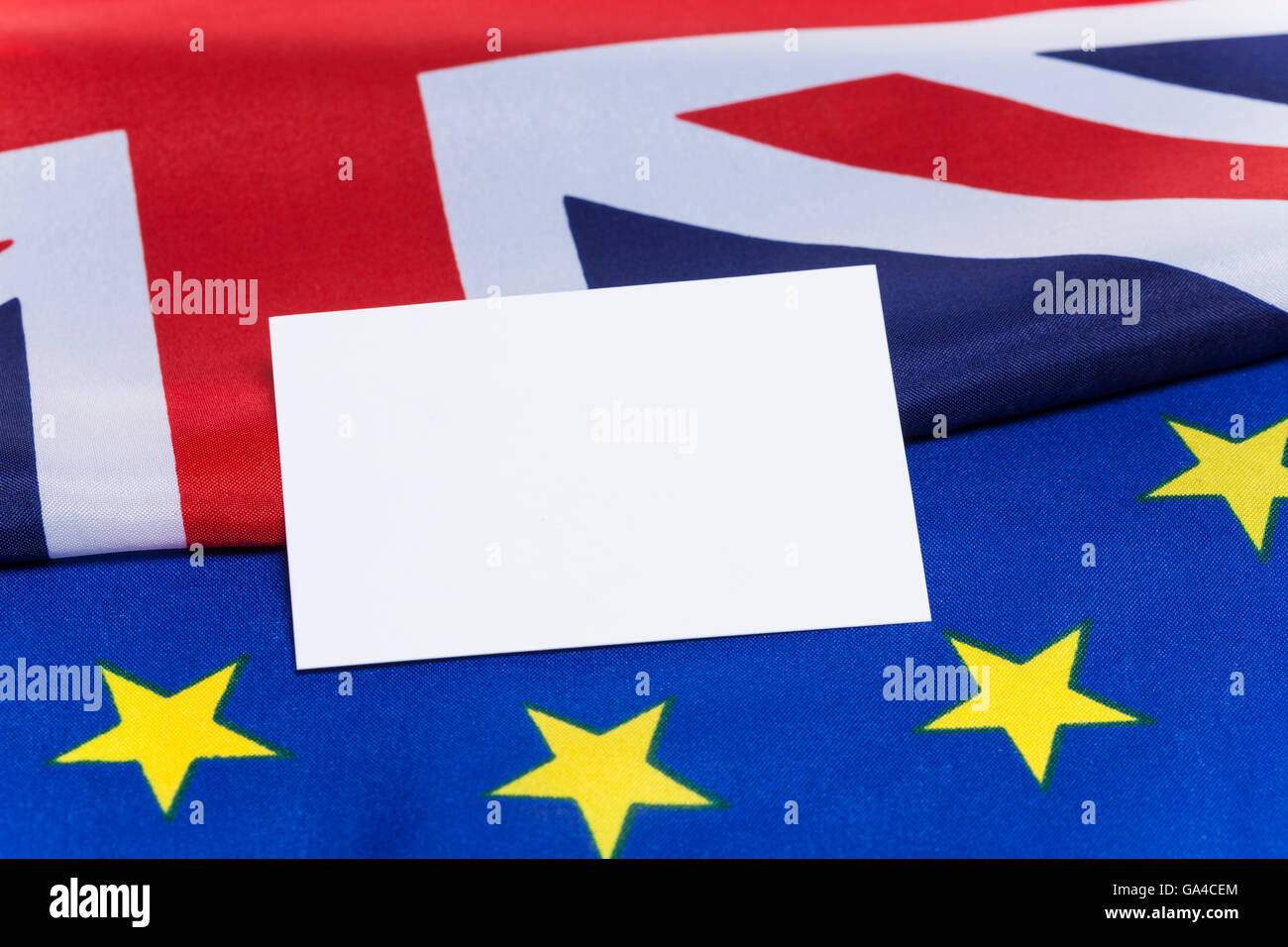 Brexit Symbolphoto with copy space Stock Photo