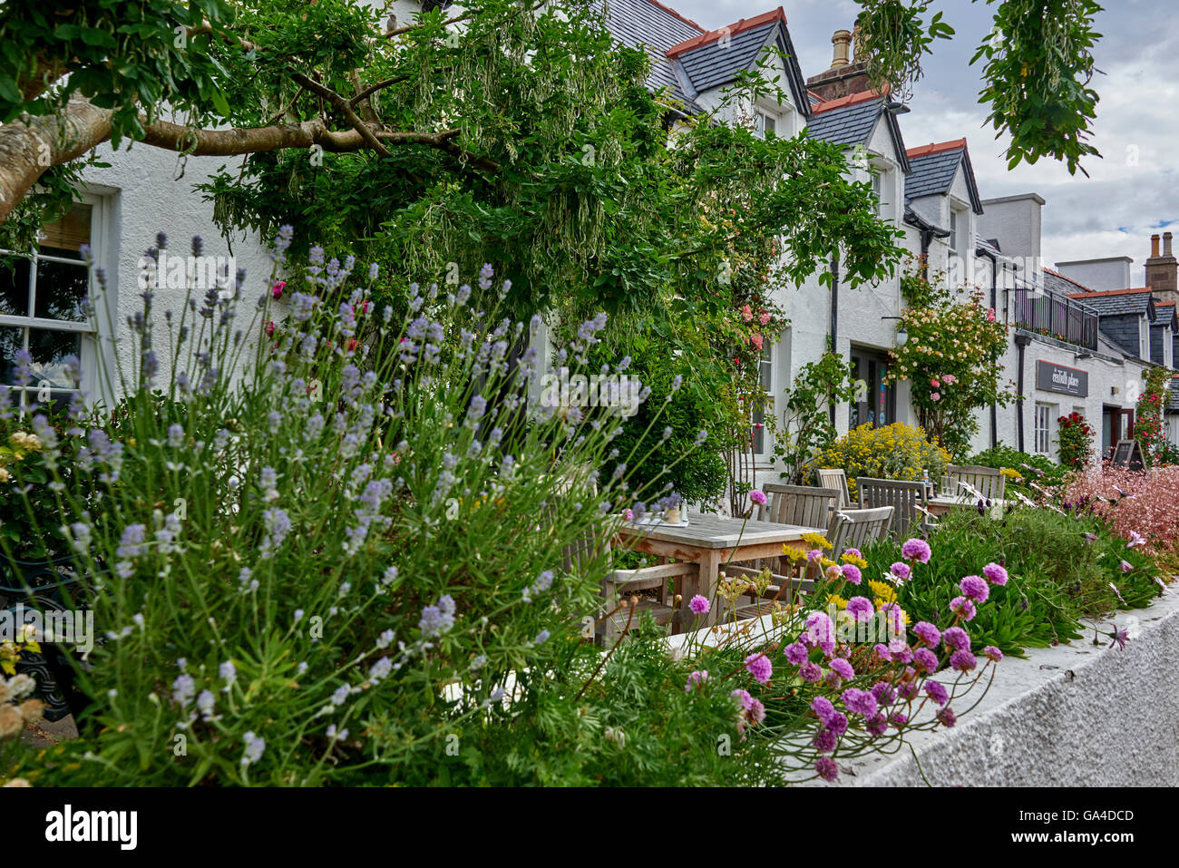 Ullapool is a town of around 1,500 inhabitants in Ross-shire, Scottish Highlands Stock Photo