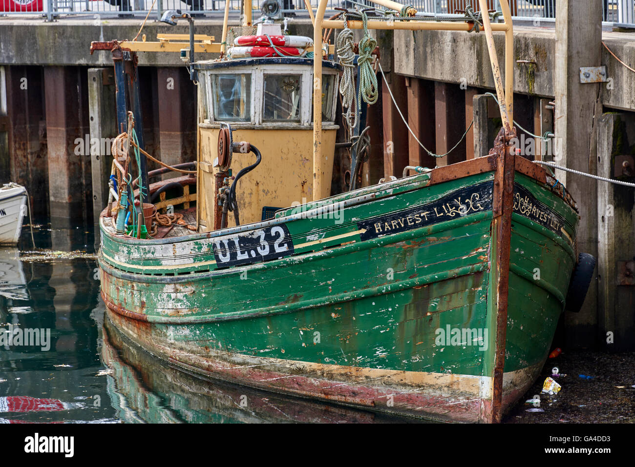 Ullapool is a town of around 1,500 inhabitants in Ross-shire, Scottish Highlands Stock Photo