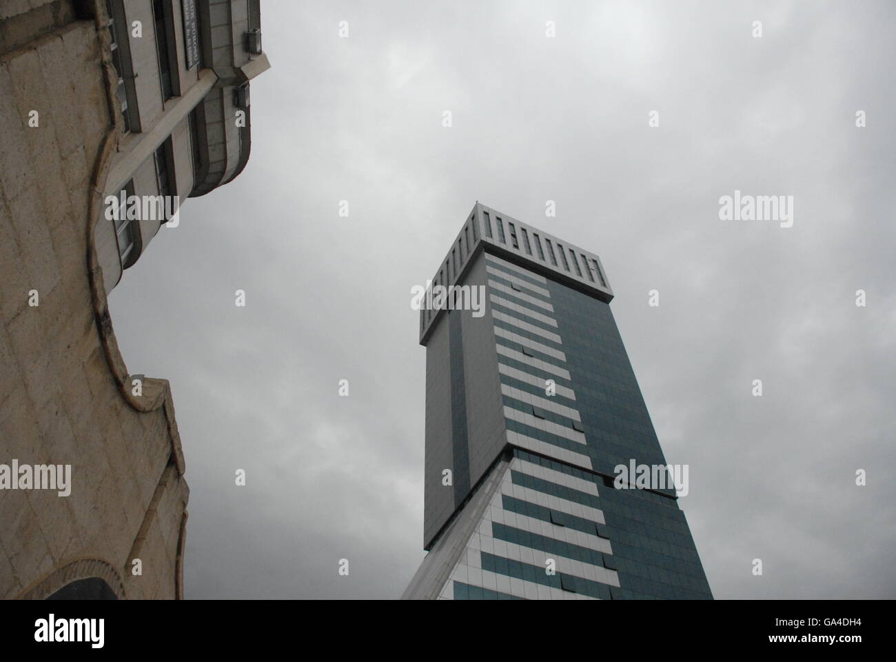 Office tower in Konya city center Stock Photo