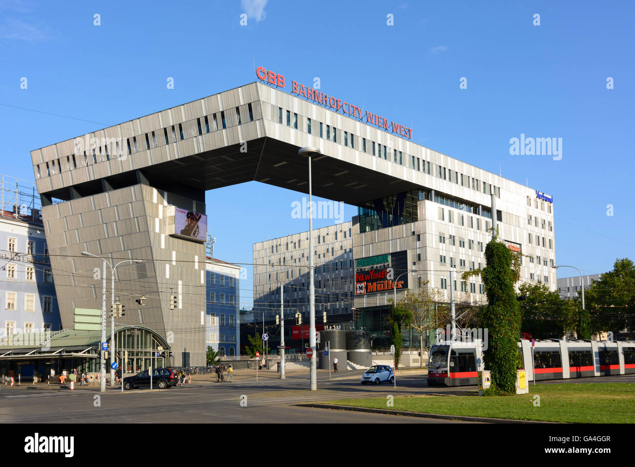 Wien, Vienna ÖBB Bahnhofcity Wien West at station Westbahnhof Austria Wien  15 Stock Photo - Alamy