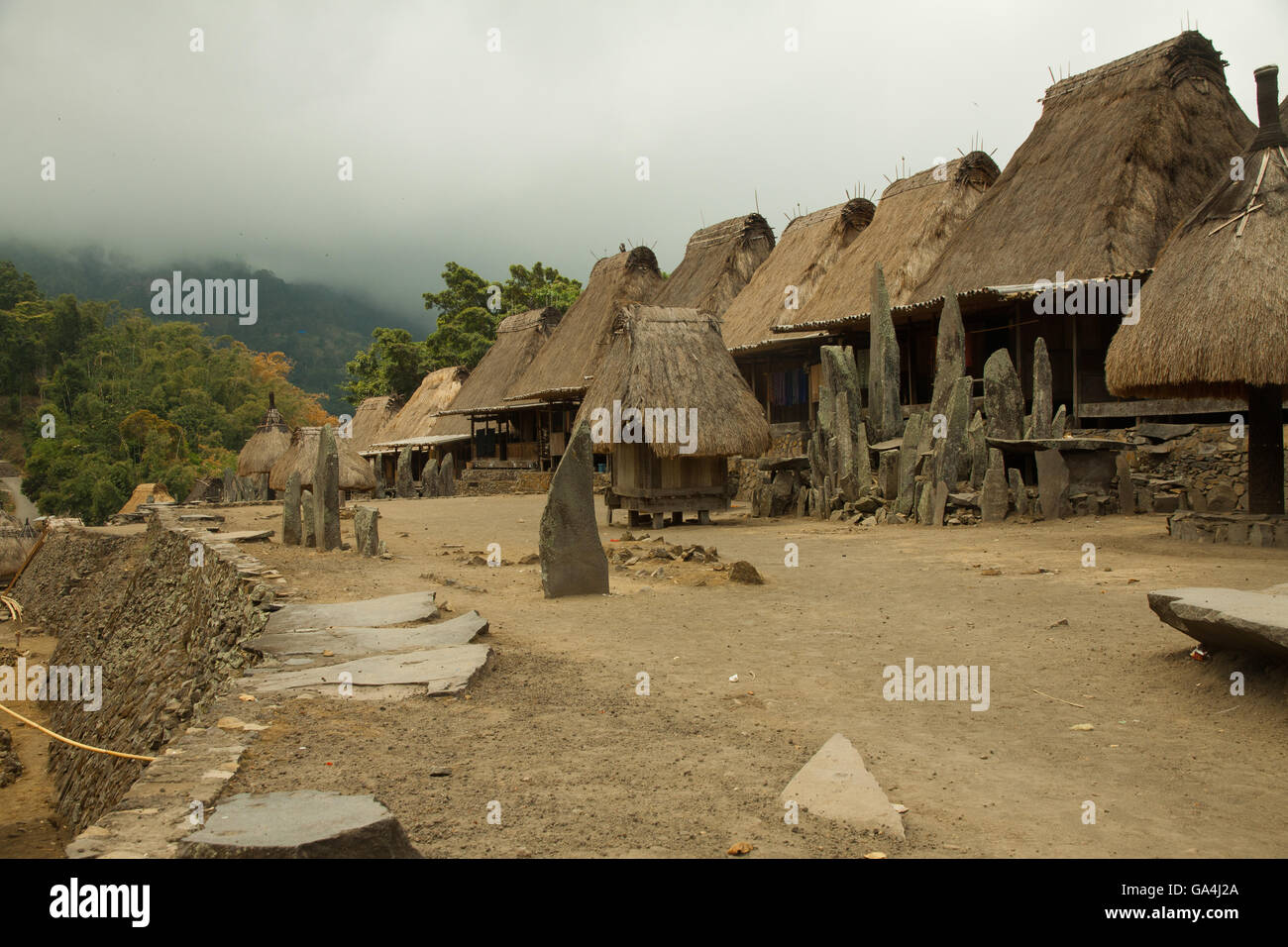 traditional village, indonesia Stock Photo - Alamy