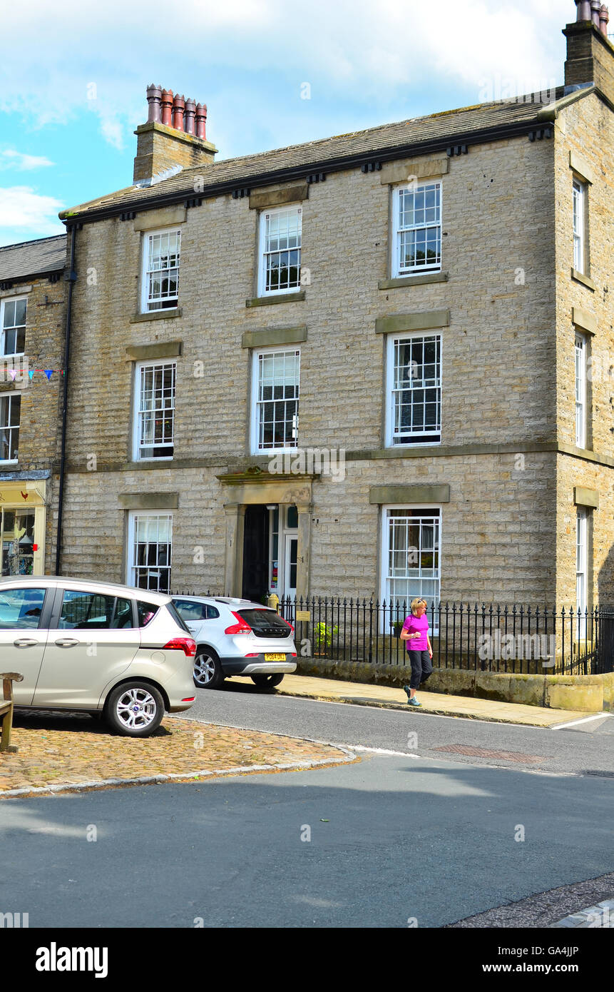 Skeldale House in Askrigg North Yorkshire, used as the home and surgery in All Creatures Great