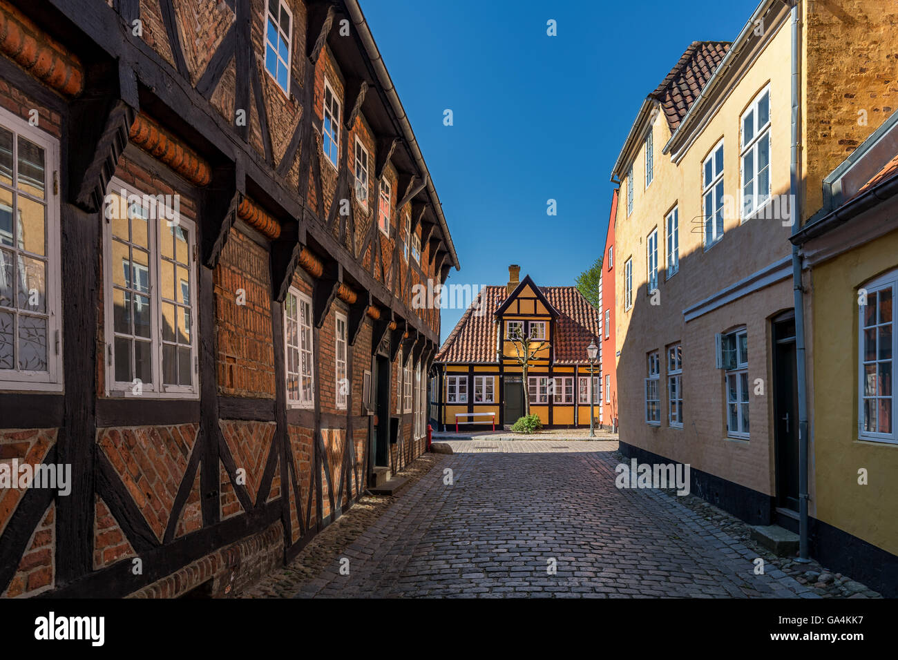 Old houses in Ribe, Ribe, Denmark Stock Photo Alamy