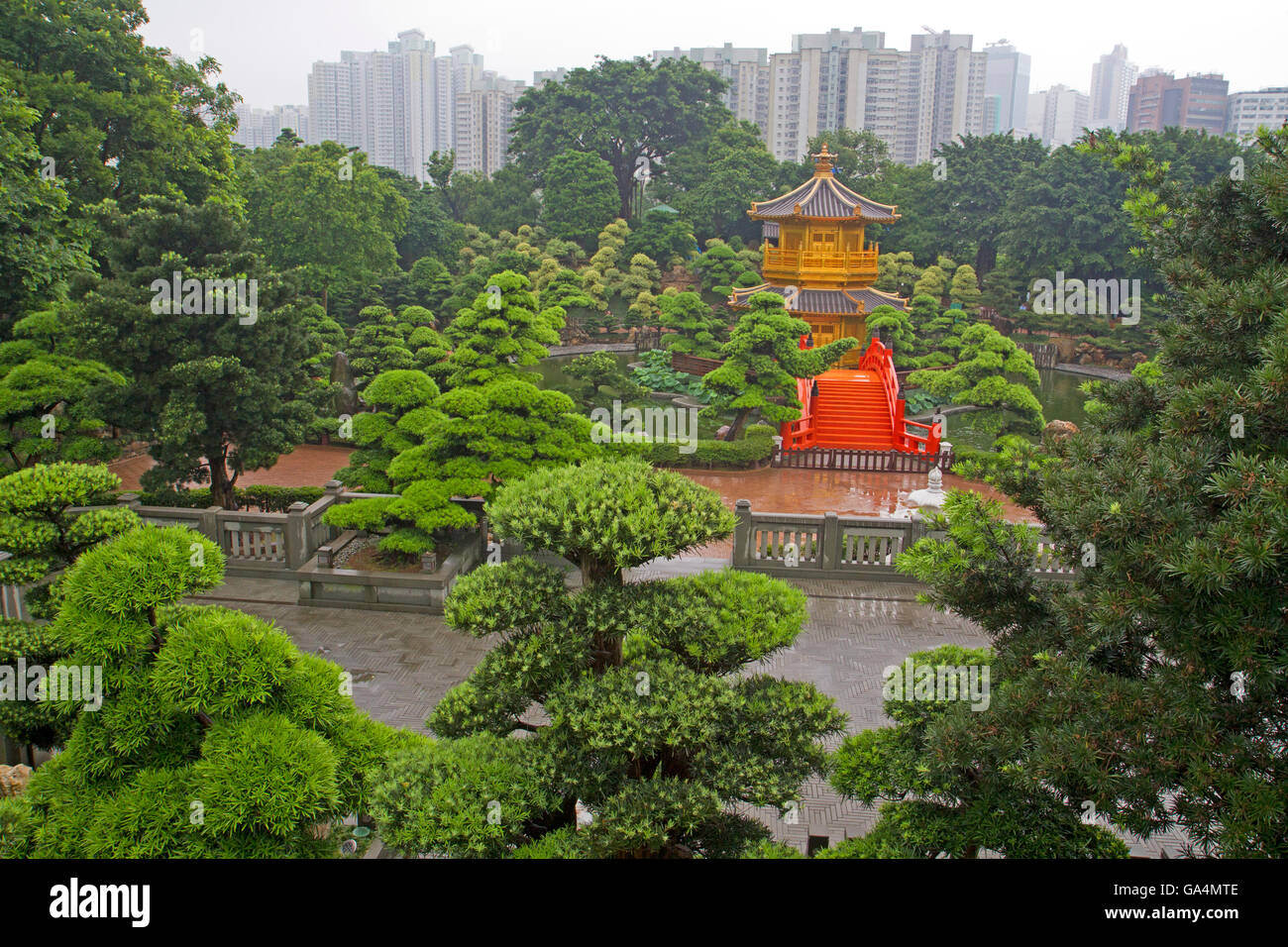 Nan Lian Gardens in Hong Kong Stock Photo
