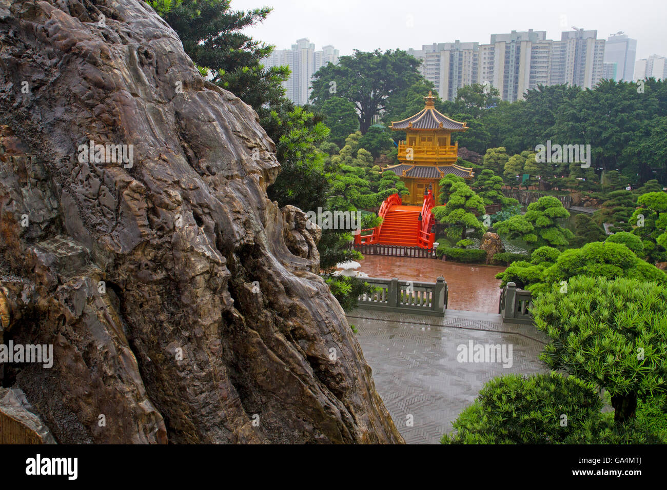 Nan Lian Gardens in Hong Kong Stock Photo