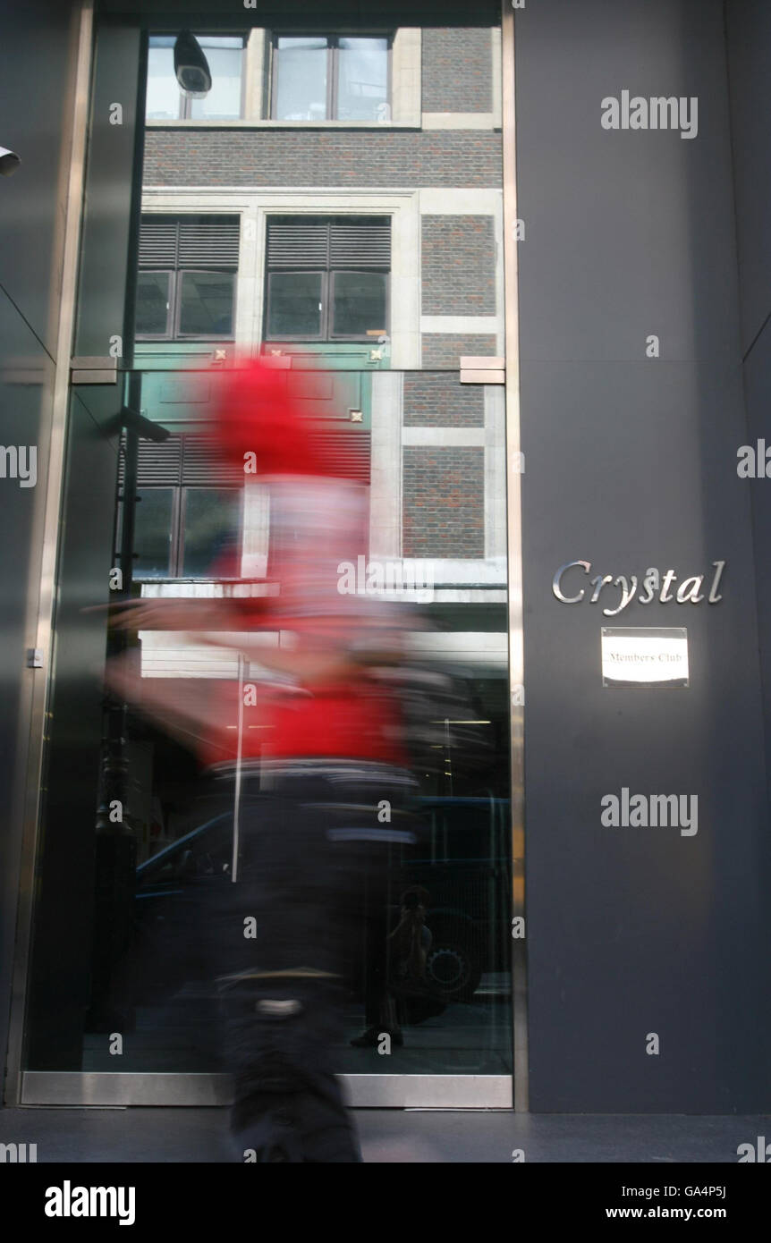 Huge bar bill. 100,000 in the VIP section on Saturday night Stock Photo