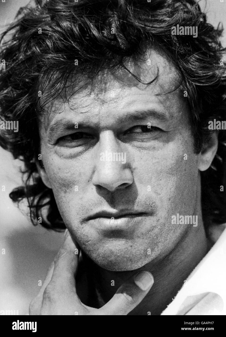 Cricket - Pakistan photocall. Pakistan cricket captain, Imran Khan Stock Photo