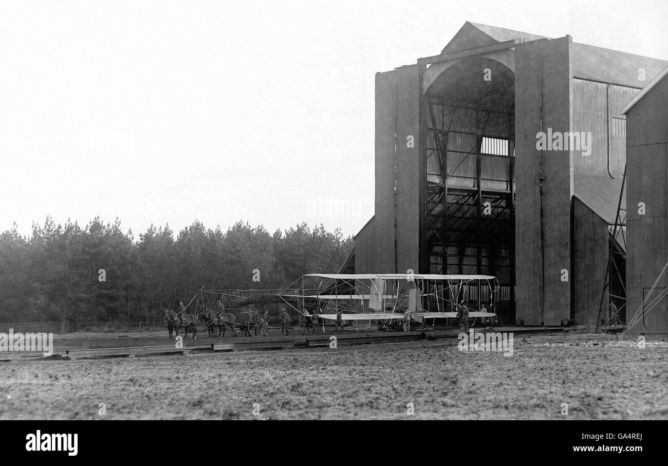 First British Powered Flight Stock Photo Alamy