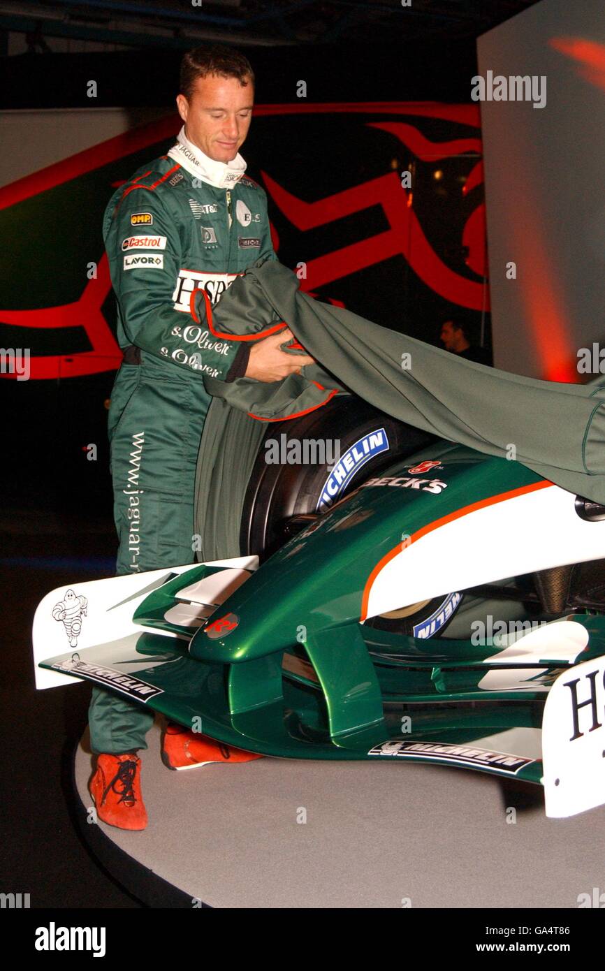 Motor Sport - Formula One - Jaguar R3 Car Launch. Eddie Irvine takes ...