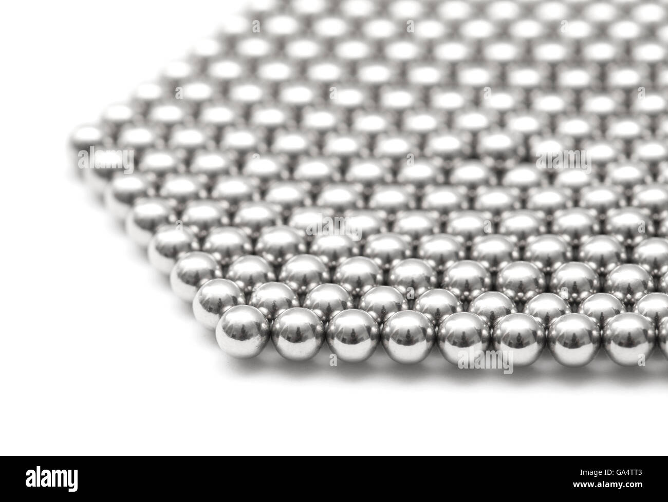 ball bearing tiling in perfect hexagonal grid Stock Photo Alamy