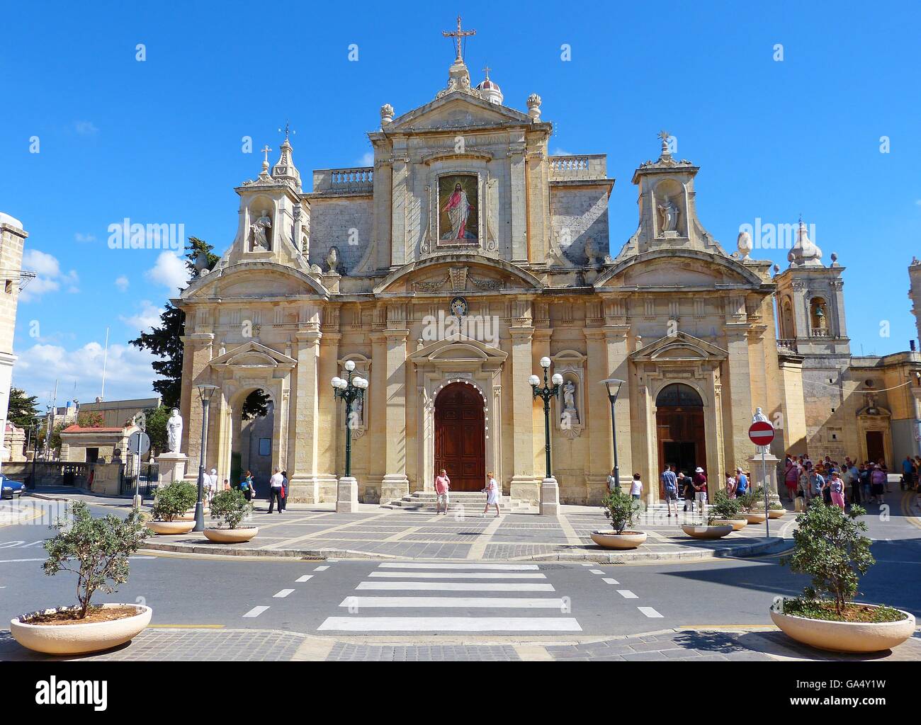 St Pauls Church in Rabat, Malta Stock Photo - Alamy