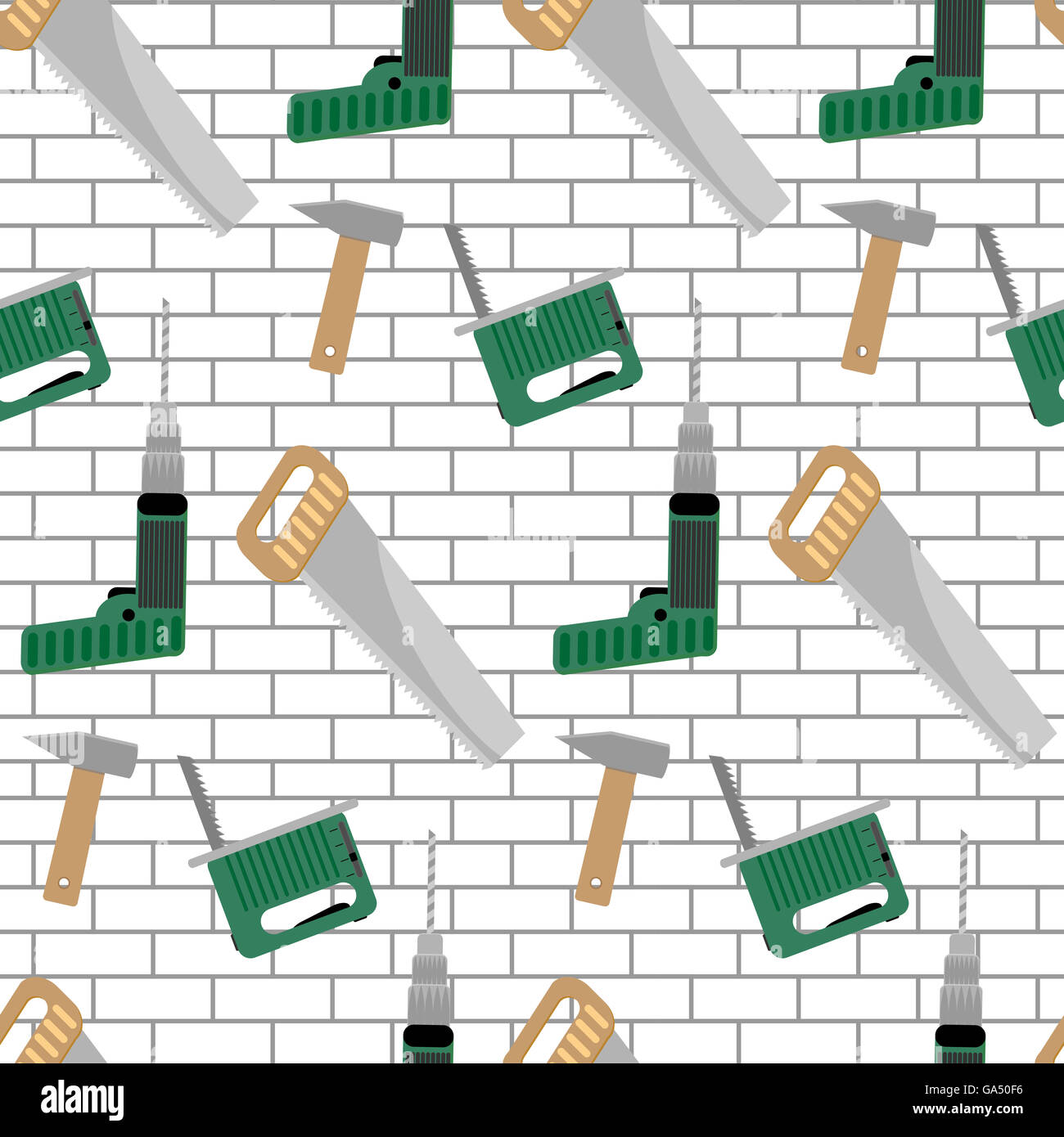 Construction tools seamless pattern vector hi-res stock photography and ...