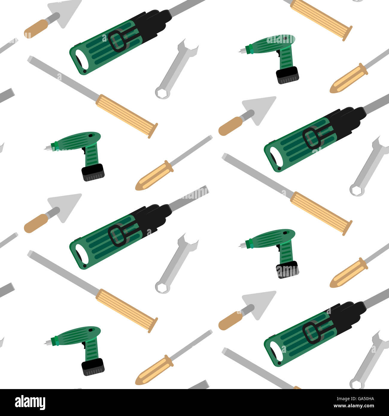 Pattern with tools for construction. Industry instrument equipment ...