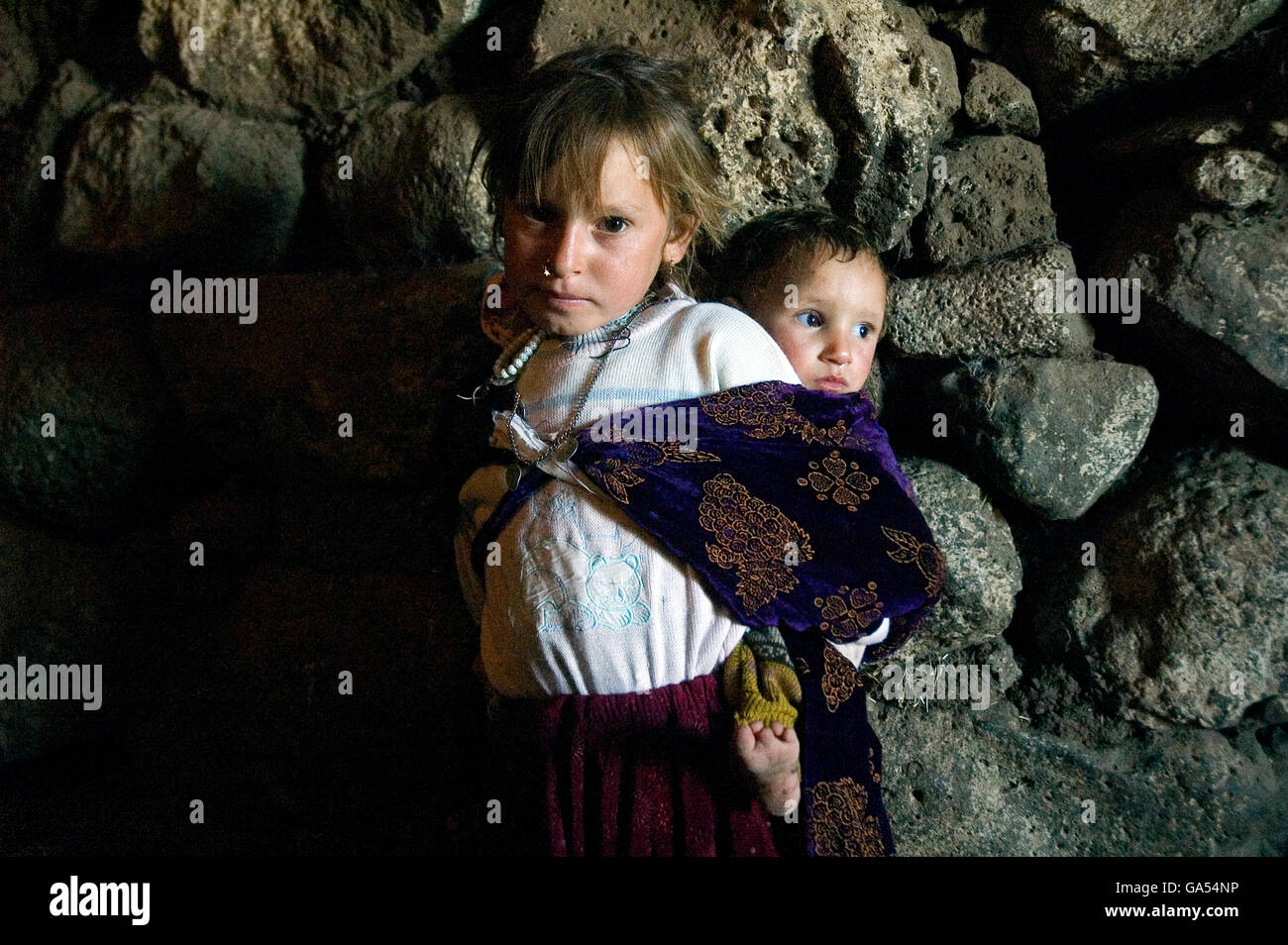 portrait of Children , Diyarbakir (Amed) Turkey Stock Photo