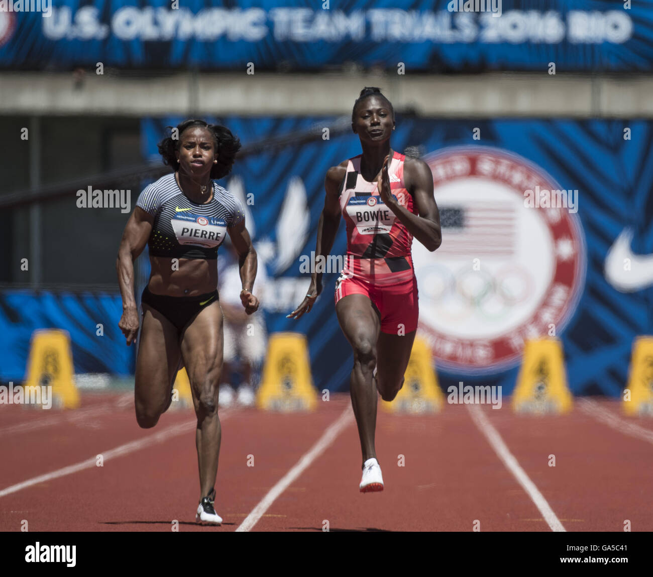 Eugene, Oregon, USA. 2nd July, 2016. USATF Olympic Trials, Eugene