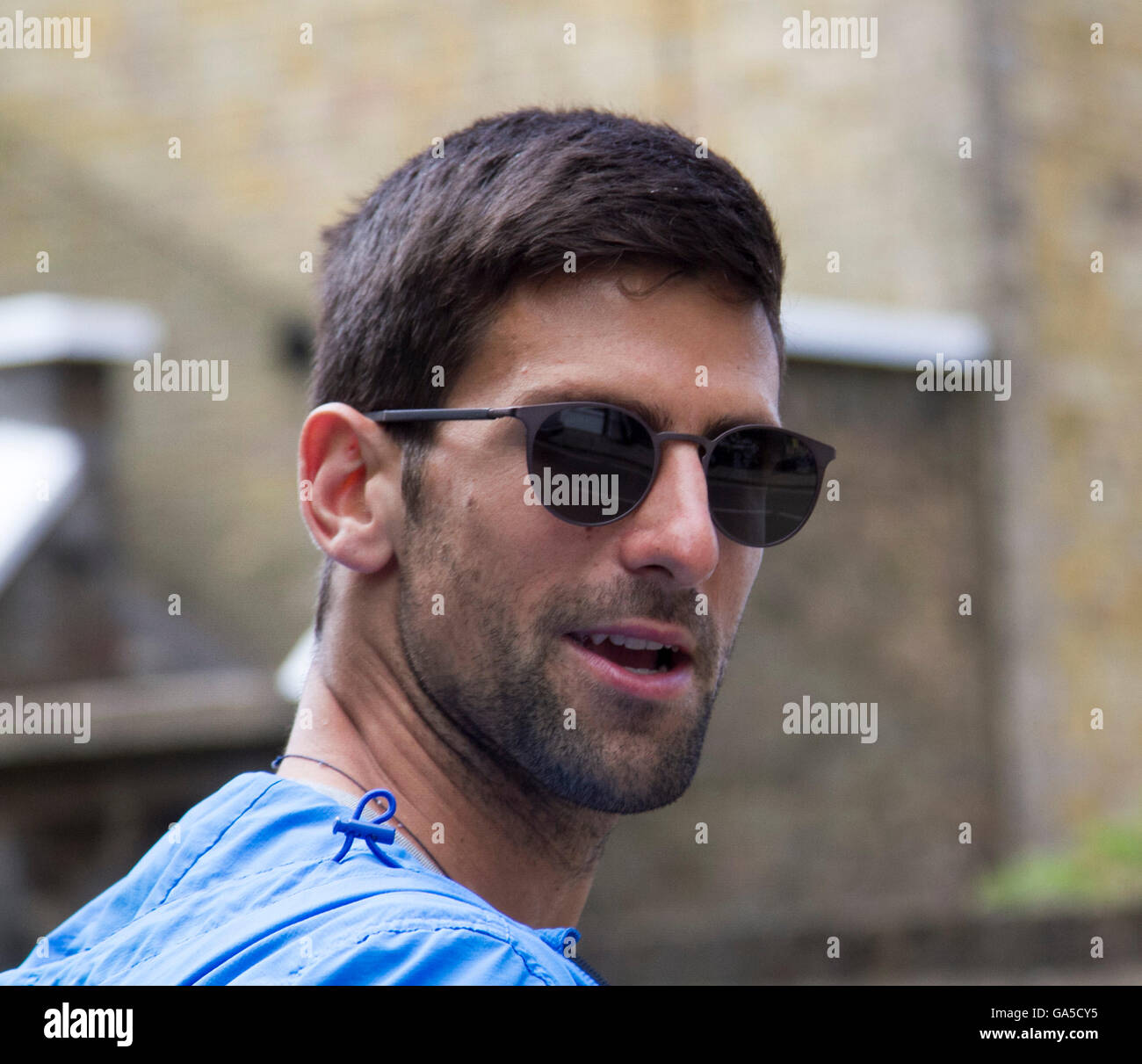 Wimbledon London, UK. 3rd July, 2016. Number 1 ranked player Novak