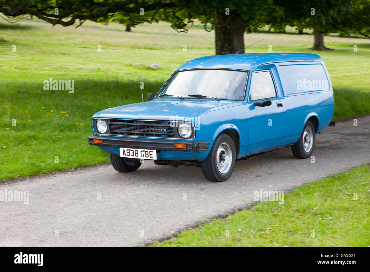 1983 Morris 440 at Leighton Hall Classic Car Rally, Carnforth, Lancashire, UK. 3rd July, 2016