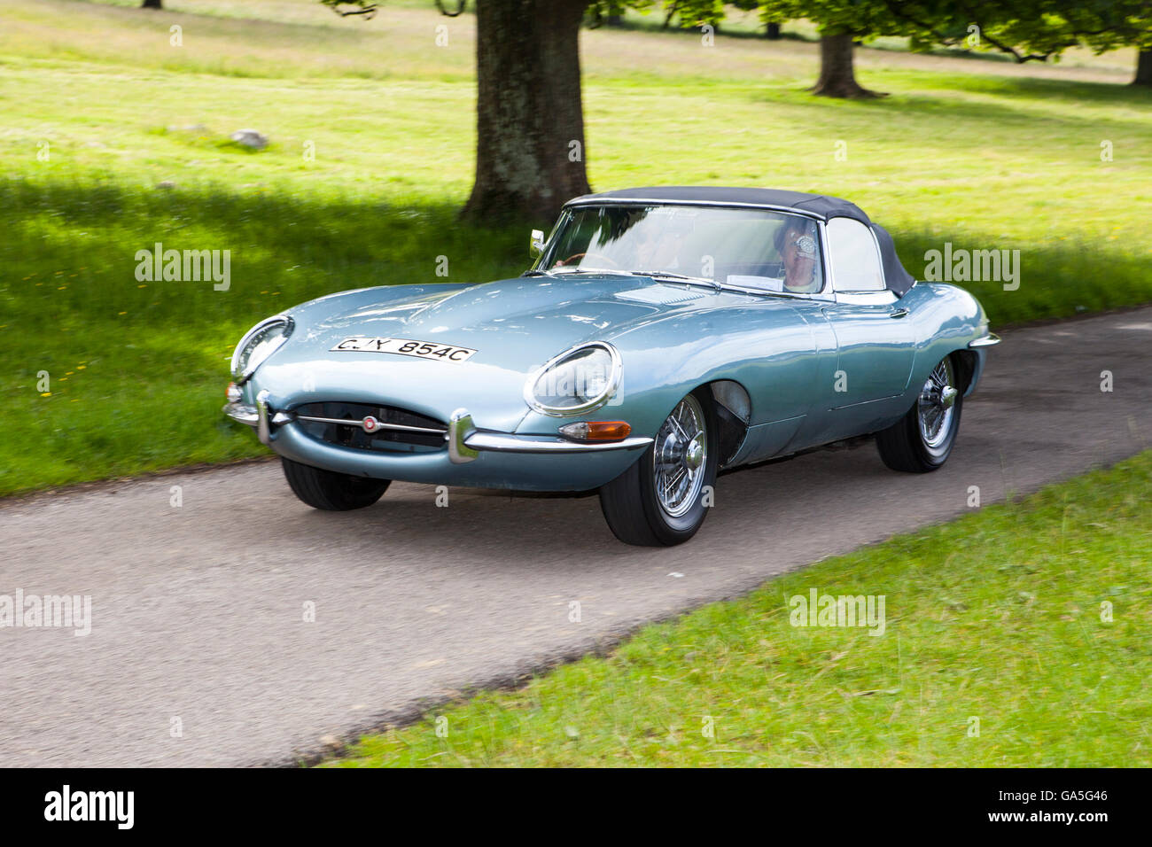 Leighton Hall Classic Car Rally, Carnforth, Lancashire, UK. 3rd July, 2016. The annual classic