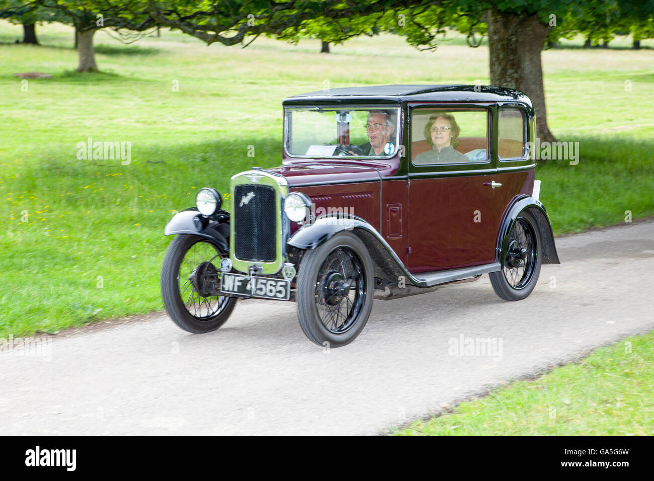 Leighton Hall Classic Car Rally, Carnforth, Lancashire, UK. 3rd July, 2016. The annual classic