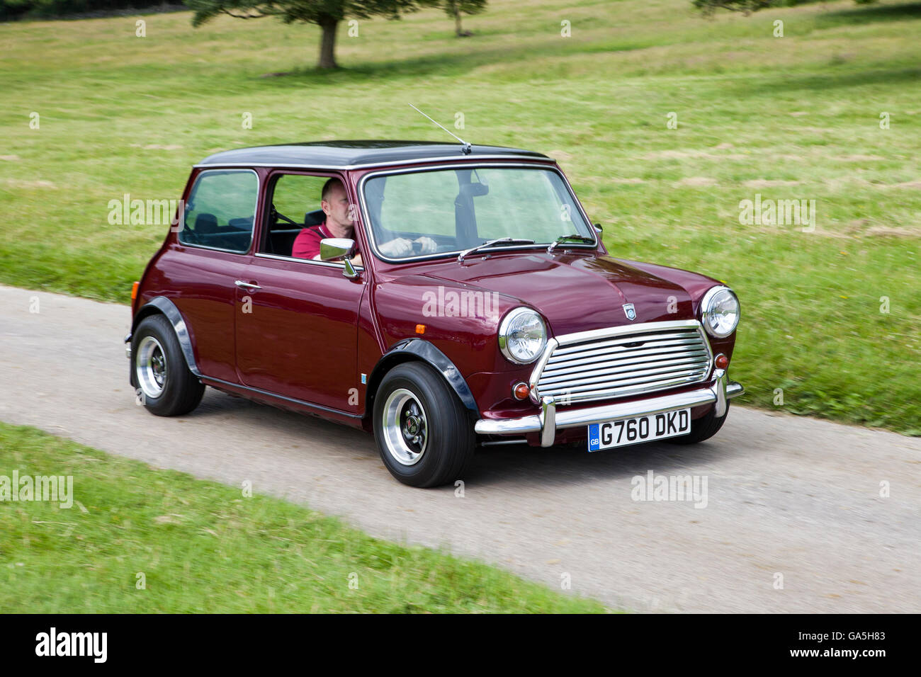 1989 Austin Mini Thirty At Leighton Hall Classic Car Rally Stock