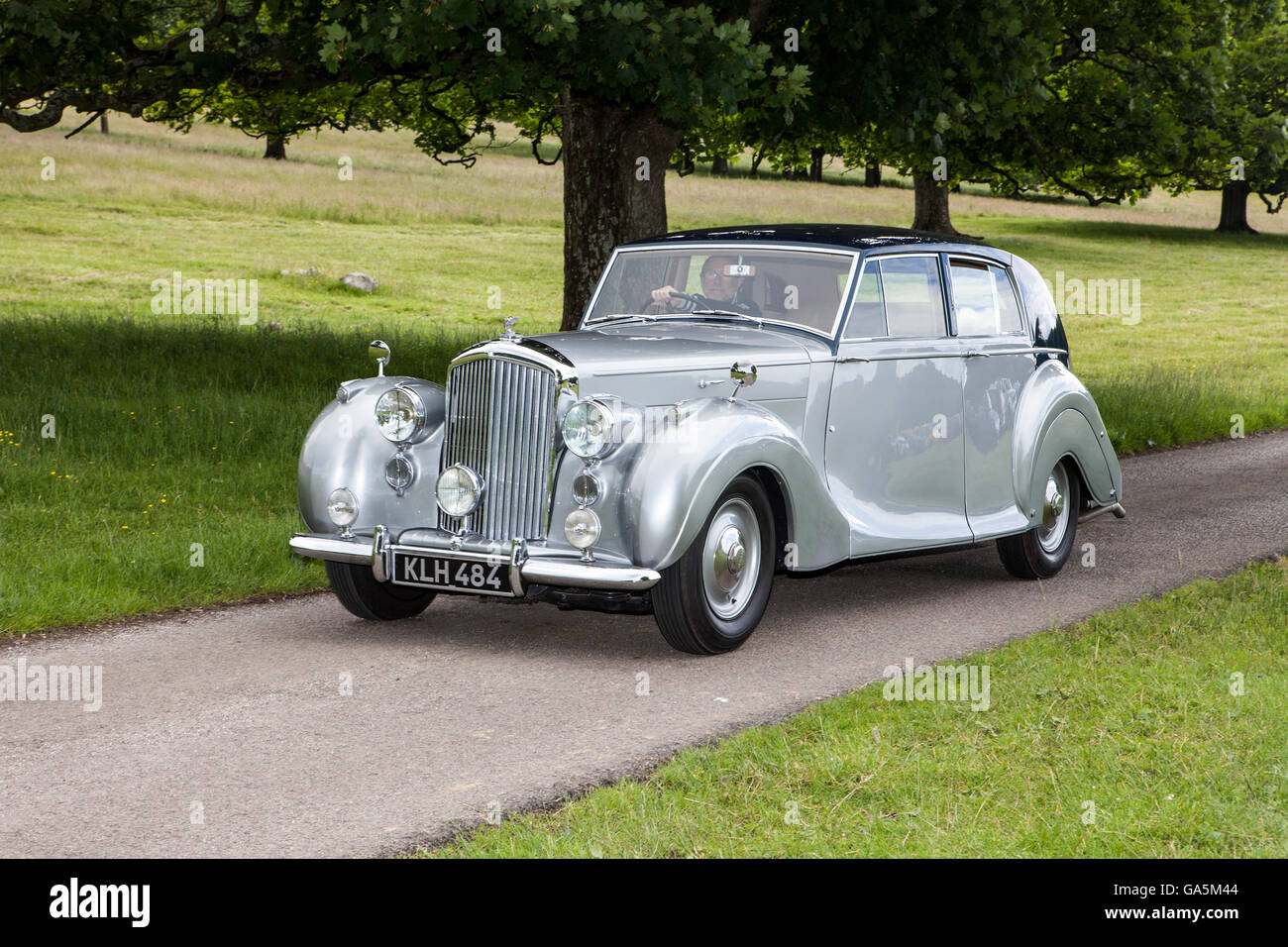1949 Bentley at Leighton Hall Classic Car Rally, Carnforth, Lancashire, UK. 3rd July, 2016. The