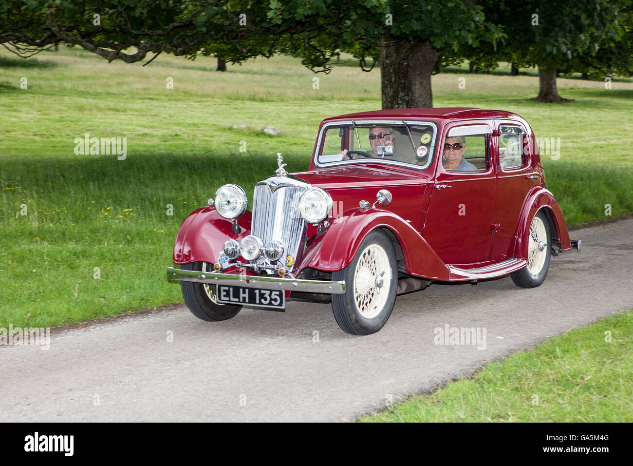 1937 Riley at Leighton Hall Classic Car Rally, Carnforth, Lancashire ...