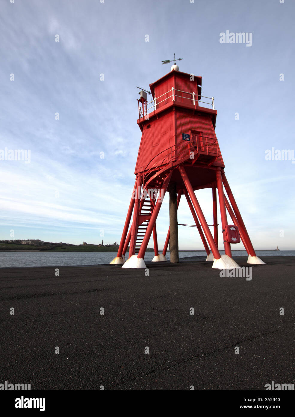 herd groyne lighthouse Stock Photo - Alamy