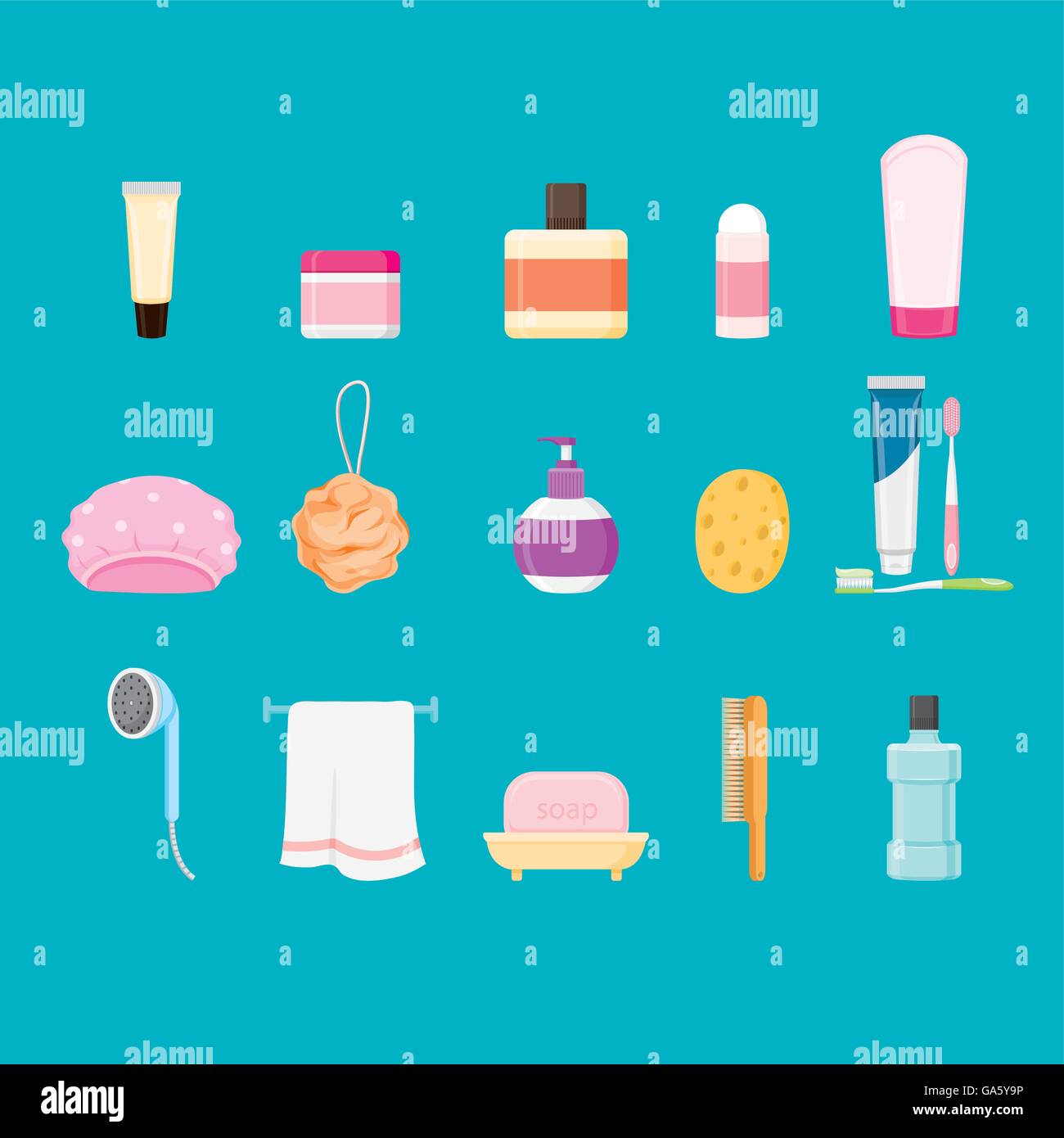 Sanitary equipments Stock Vector Images - Alamy