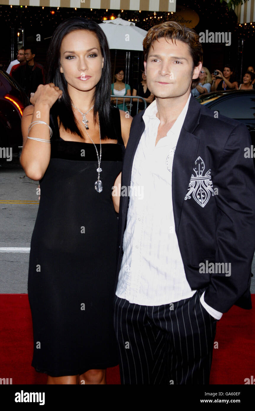 Corey Feldman and wife Susie at the Los Angeles Premiere of "Step