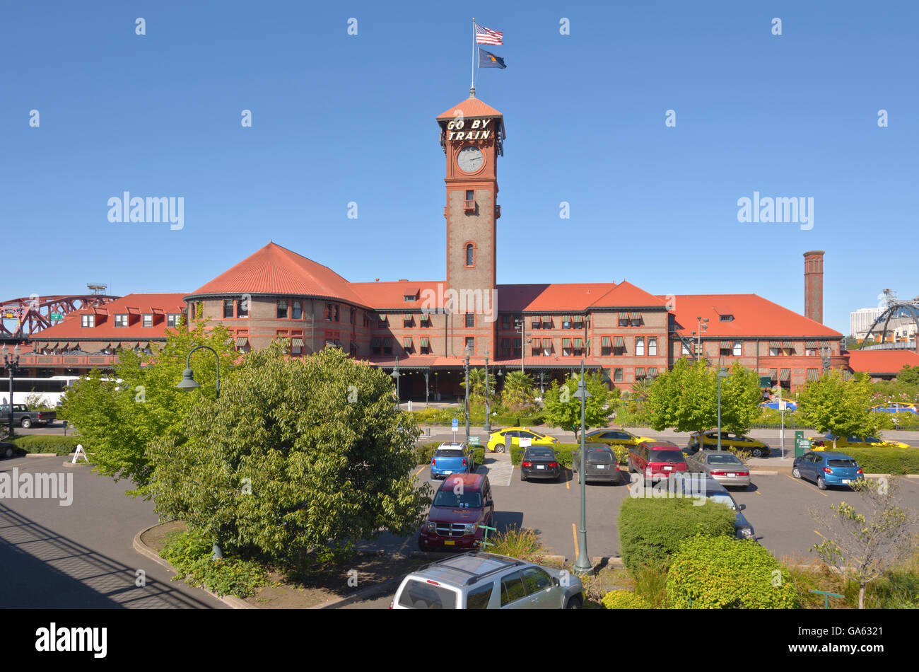 Portland Train Terminal Union Station train terminal in Portland Oregon Stock Photo - Alamy