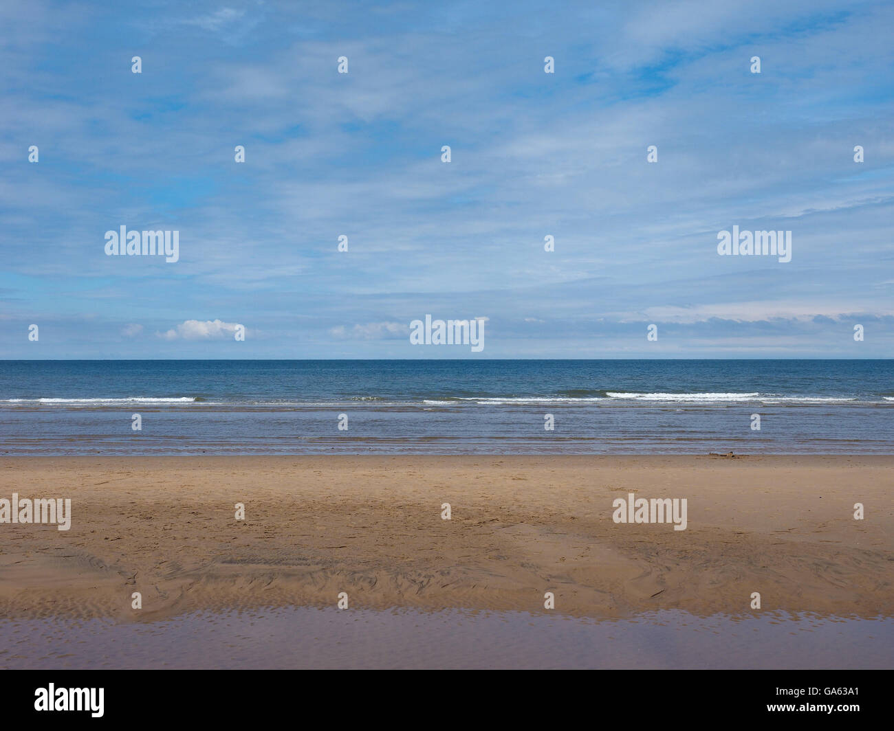 Empty sea seen from the beach useful as a background Stock Photo - Alamy