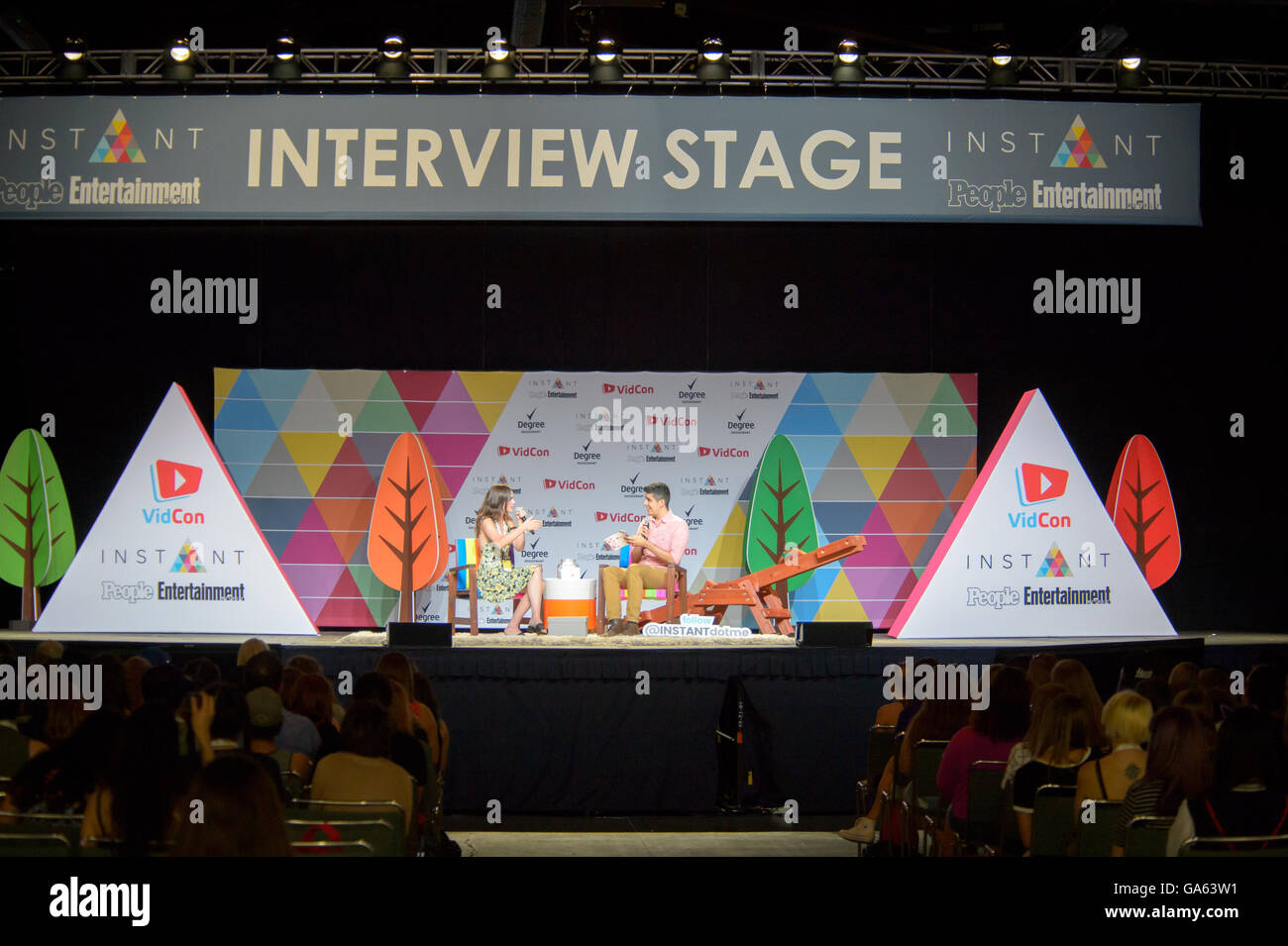 7th annual VidCon conference for YouTube creators, influencers