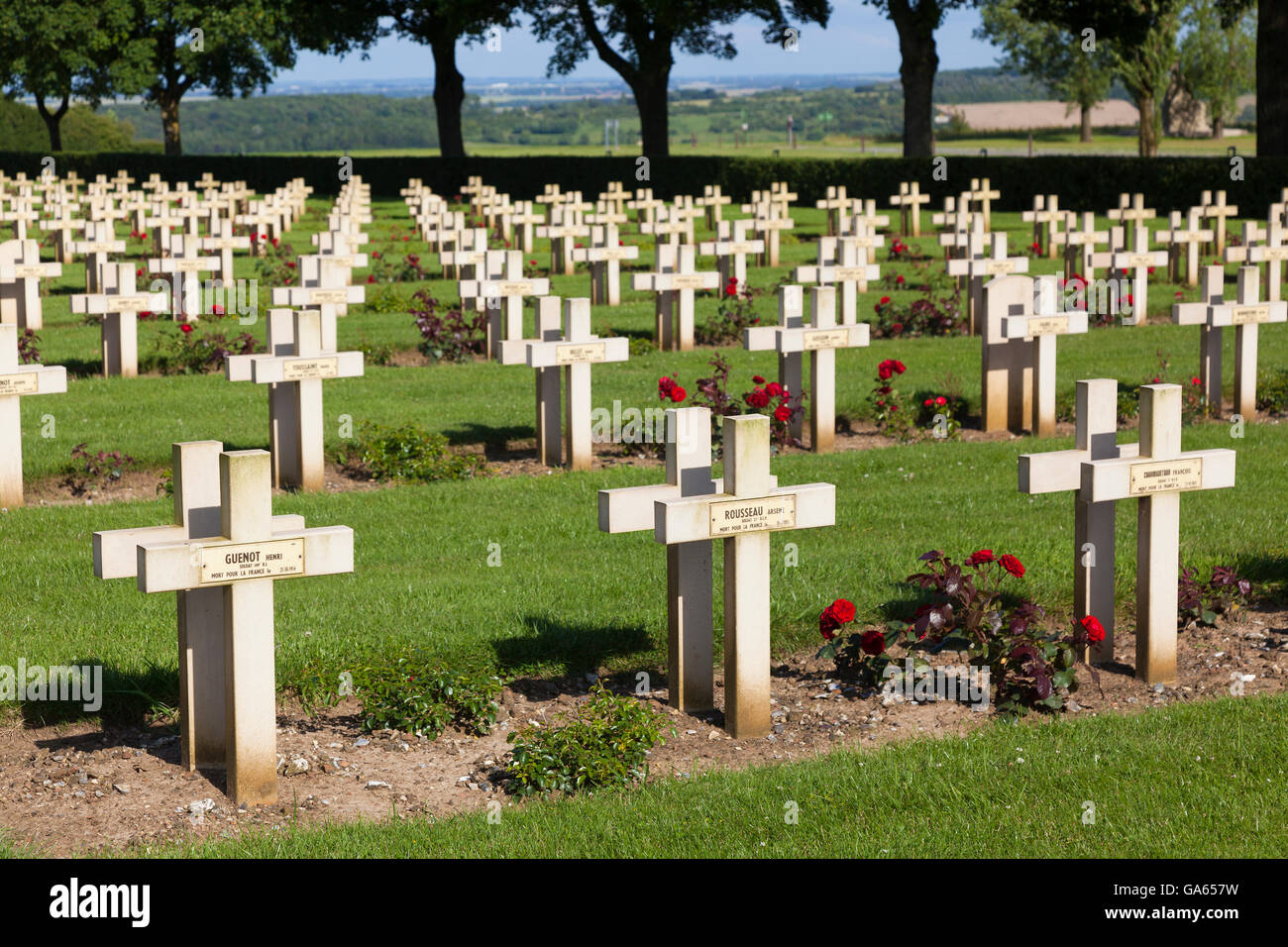 Notre Dame de Lorette cemetery, Souchez, Pas de Calais Department, Nord