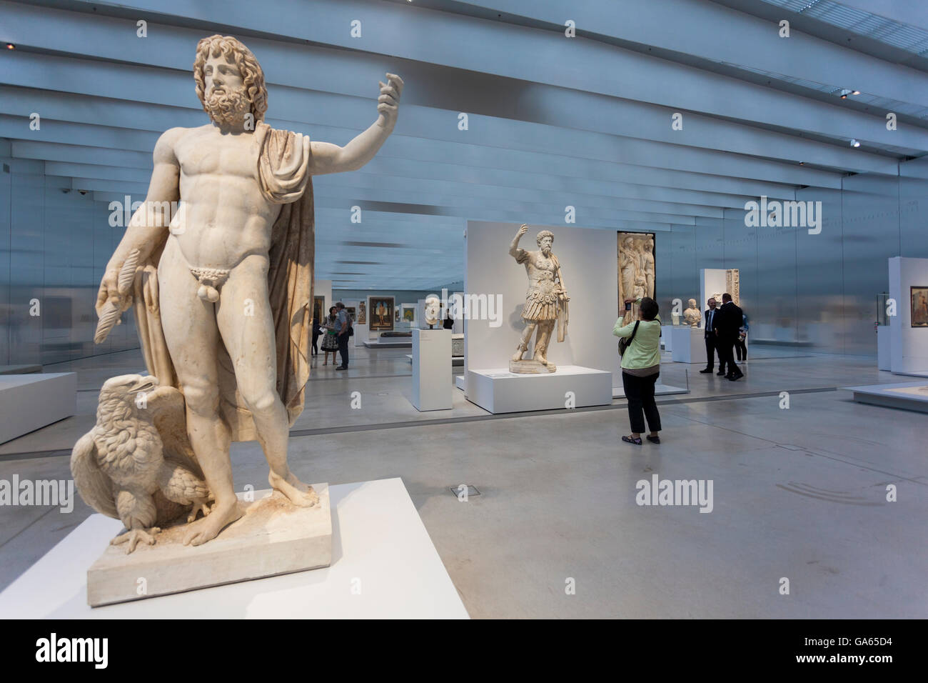 Louvre museum of Lens, Pas de Calais Department, Nord-Pas de Calais Picardie region, France Stock Photo