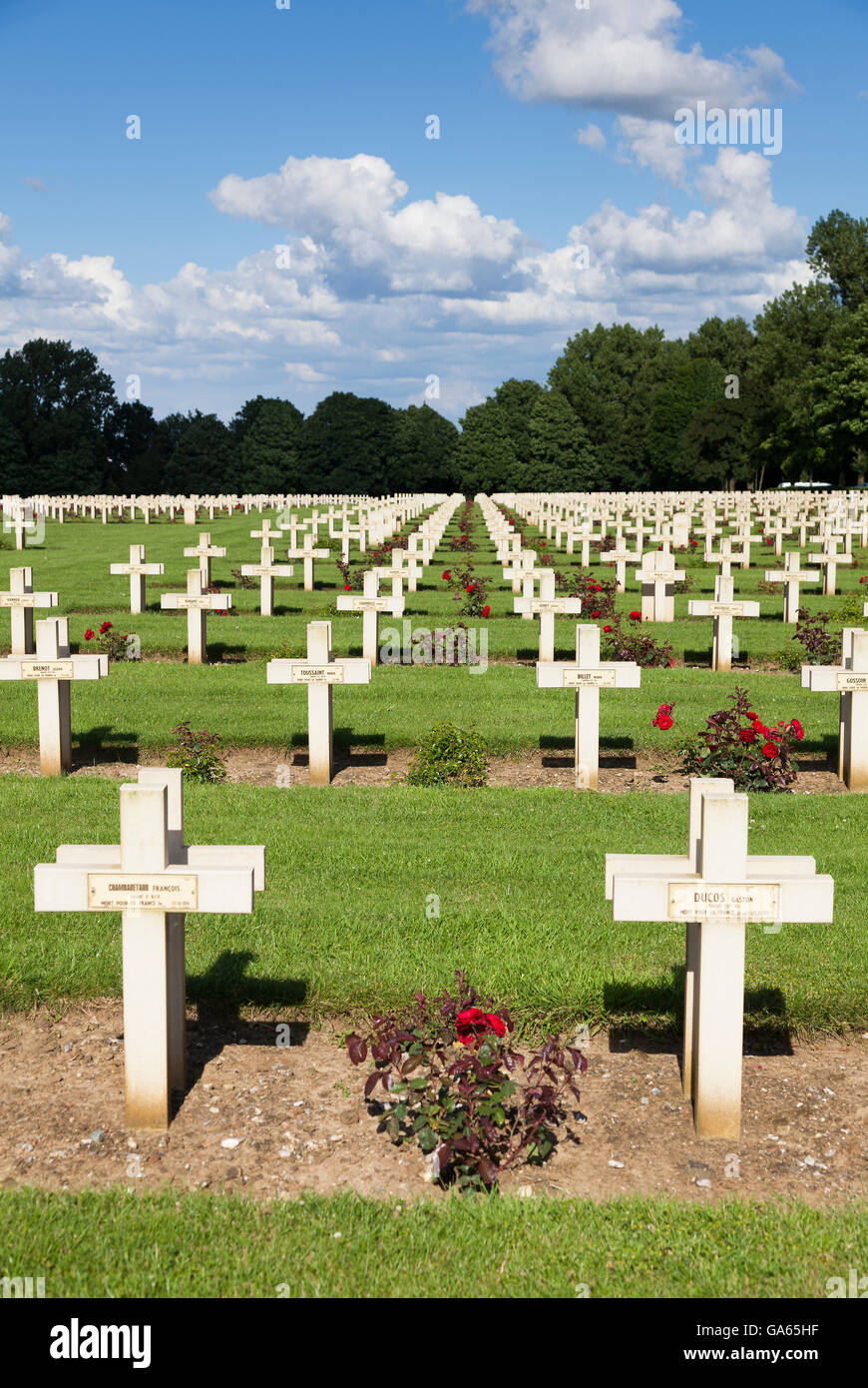 Notre Dame de Lorette cemetery, Souchez, Pas de Calais Department, Nord