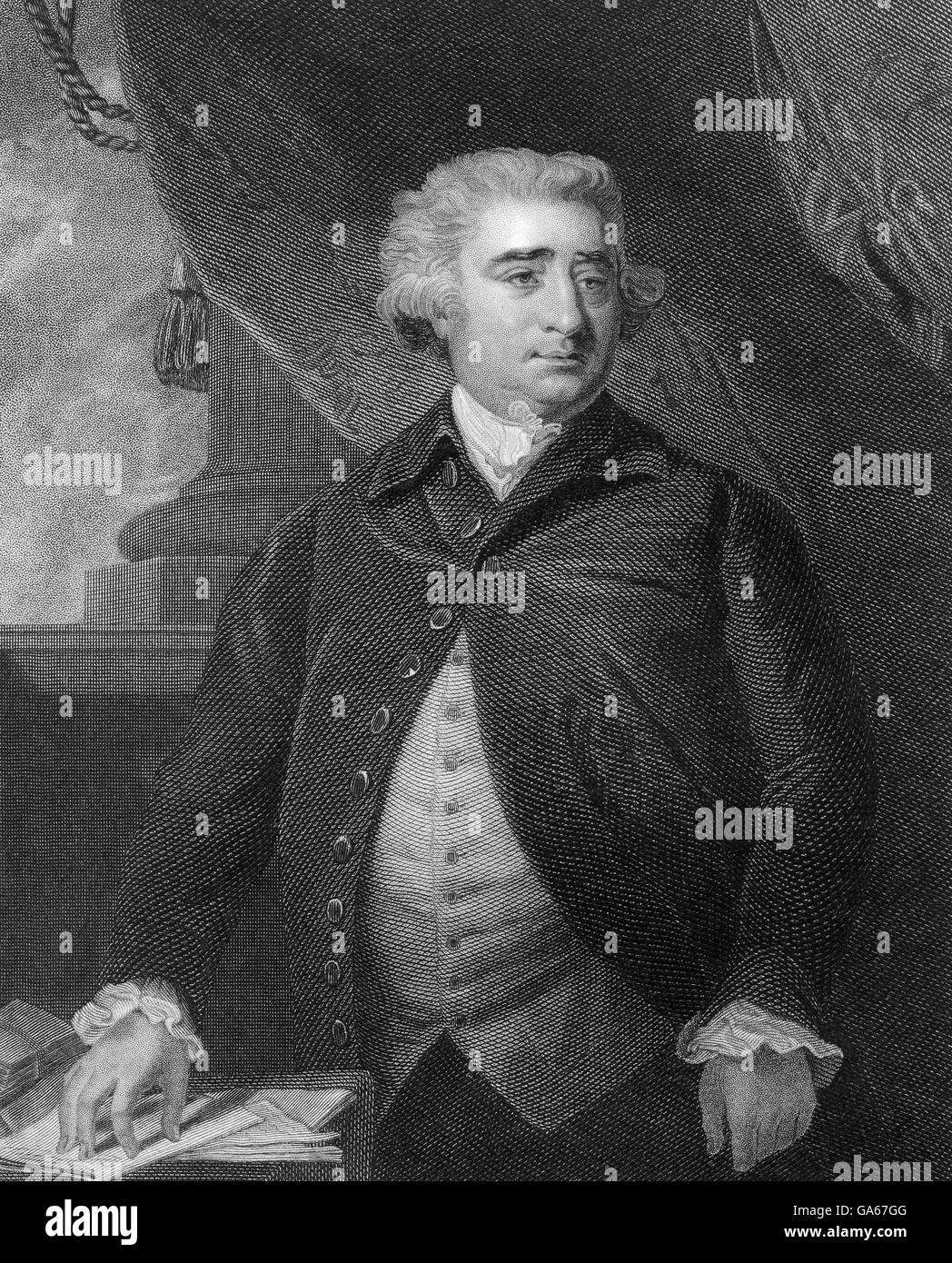 Charles James Fox, 1749-1806, a British Whig statesman Stock Photo