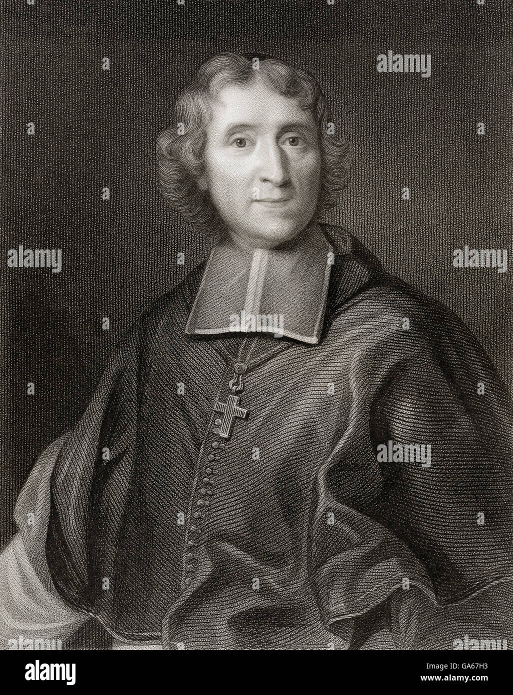 François de Salignac de La Mothe-Fénelon, 1651 - 1715, a French archbishop and writer Stock Photo