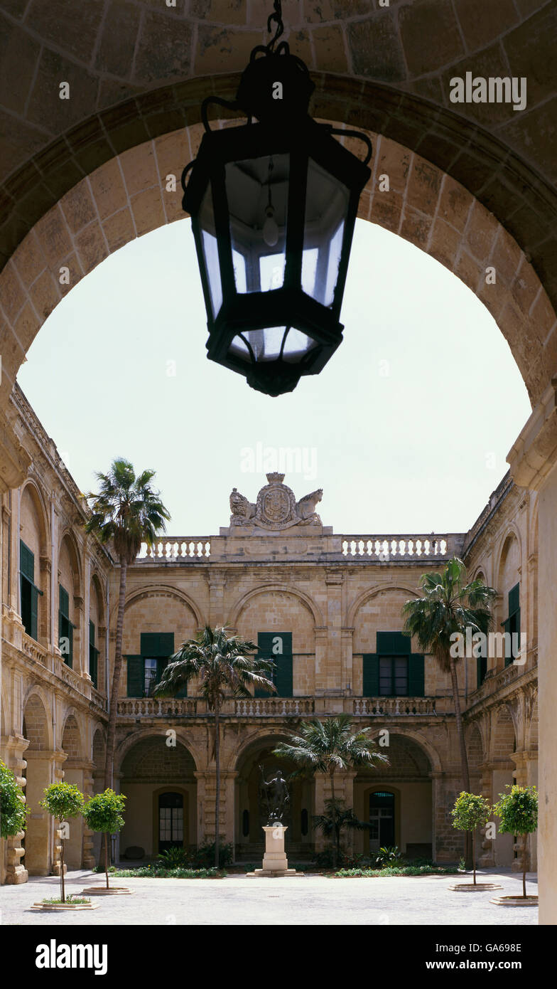Parliament Atrium, La Valletta, Malta, Europe Stock Photo