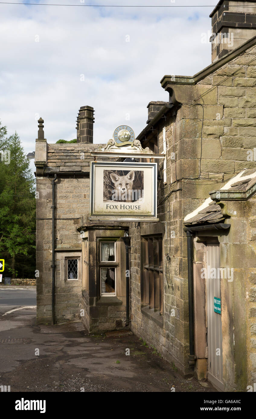 Fox Inn, vintage inns pub in Hathersage is a lovely stone building with