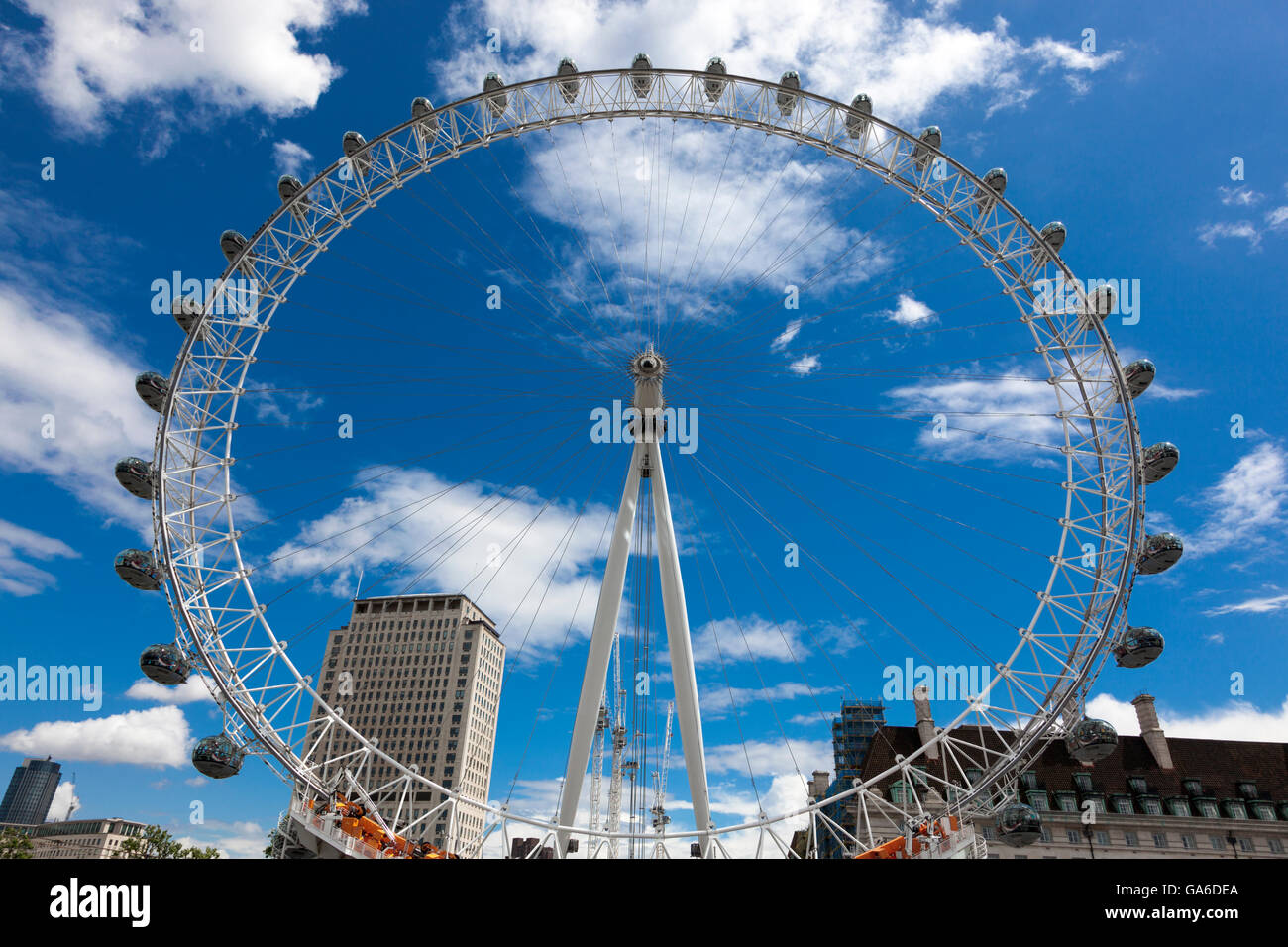 The London Eye (Millennium Wheel) in London, England Stock Photo
