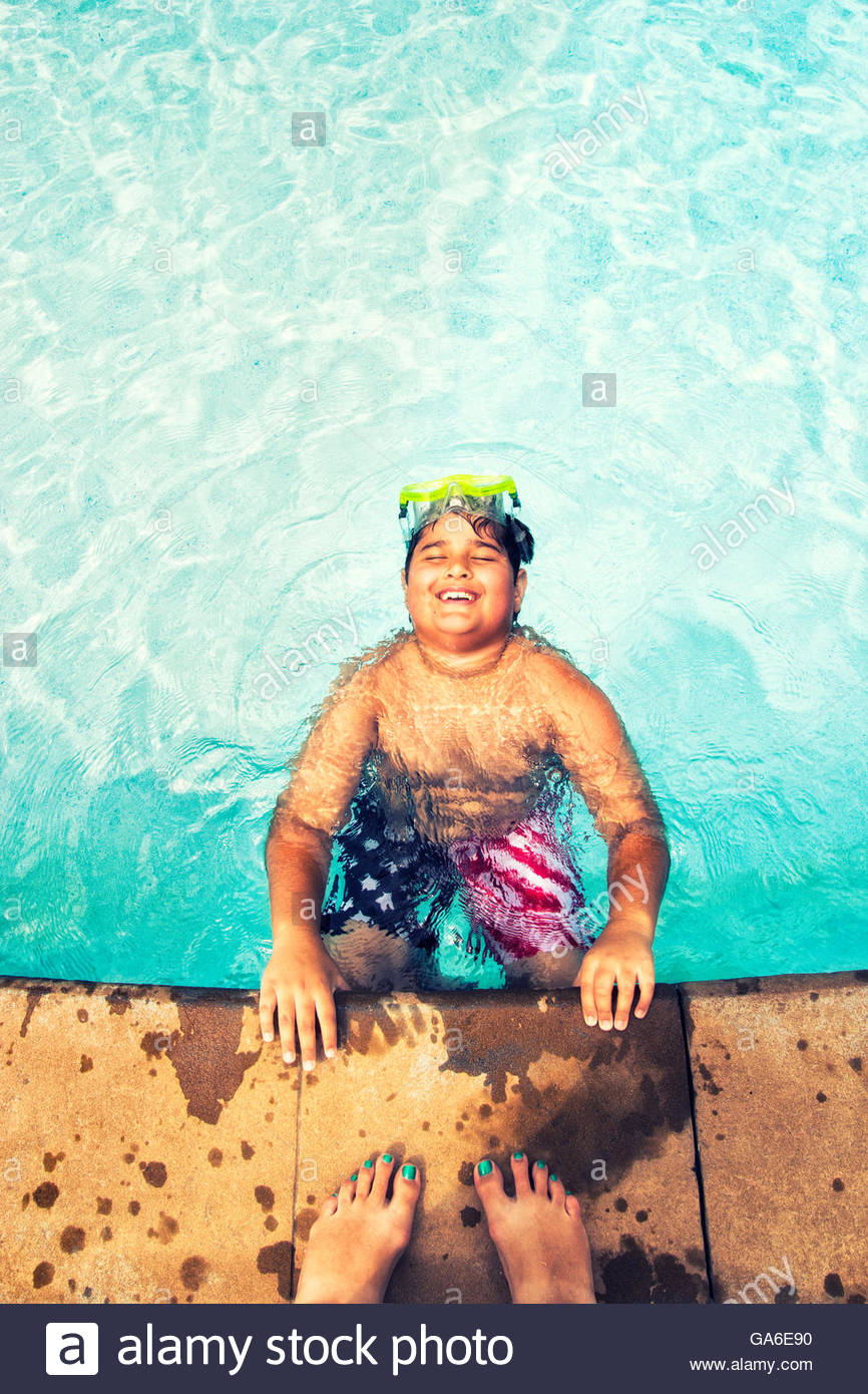 Chubby Boy Swimming Stock Photos & Chubby Boy Swimming Stock Images Alamy