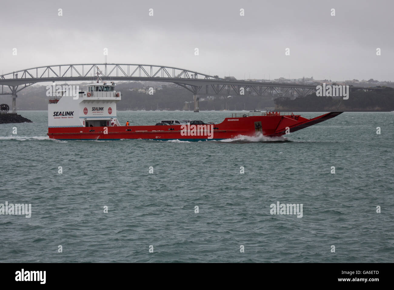 Sealink waiheke island car ferry hires stock photography and images