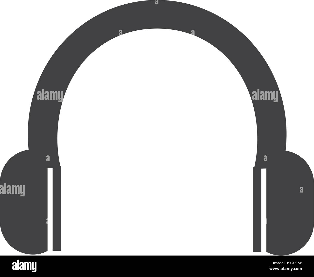 Music headphones device icon, vector illustration Stock Vector Image ...