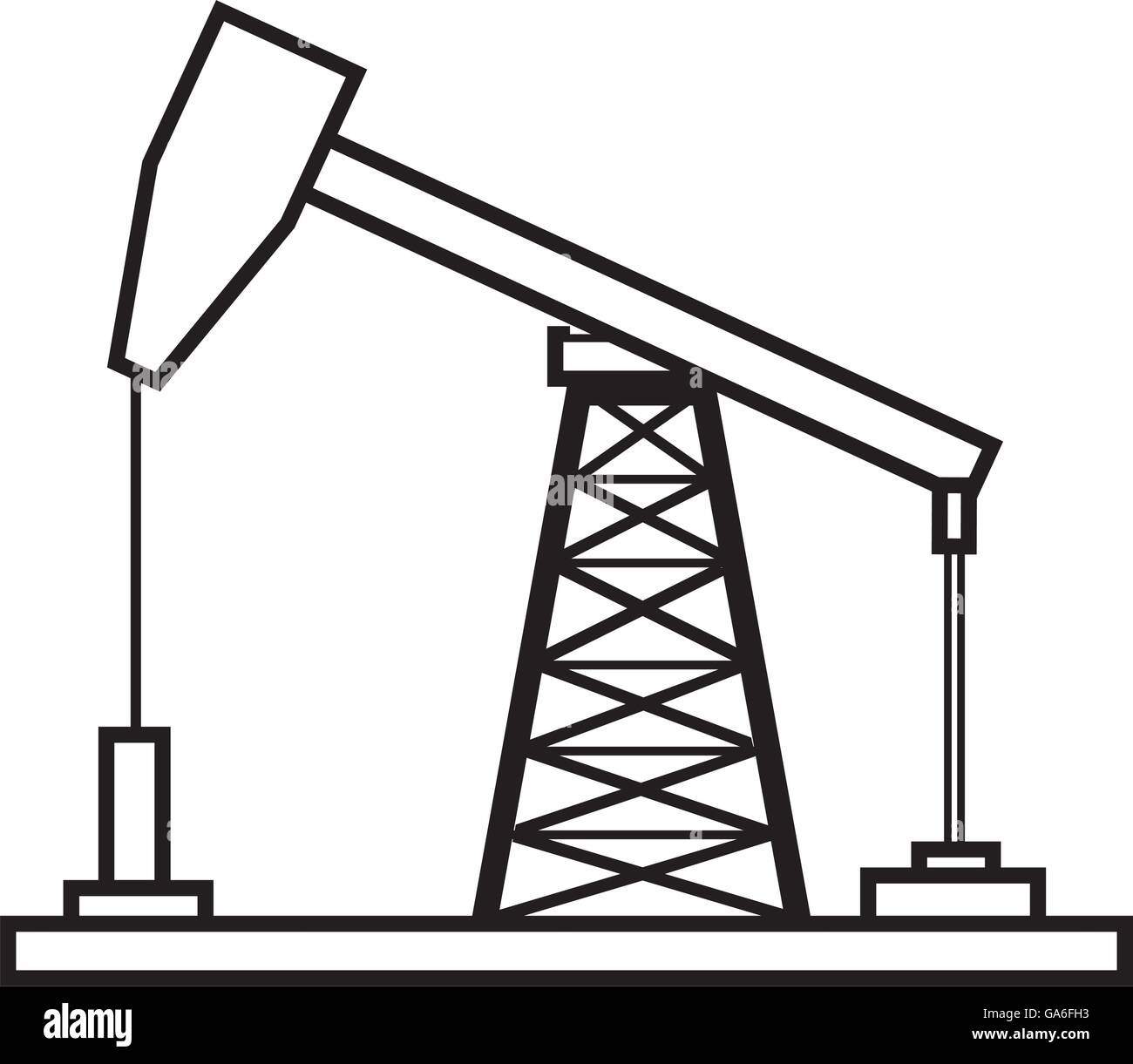 isolated petro oil machine, vector graphic Stock Vector Image & Art Alamy