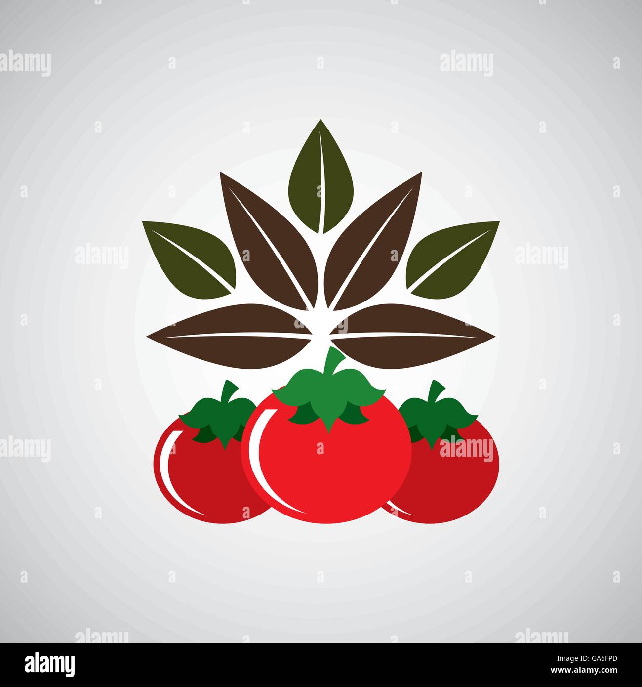 healthy food organic product isolated icon design Stock Vector Image ...