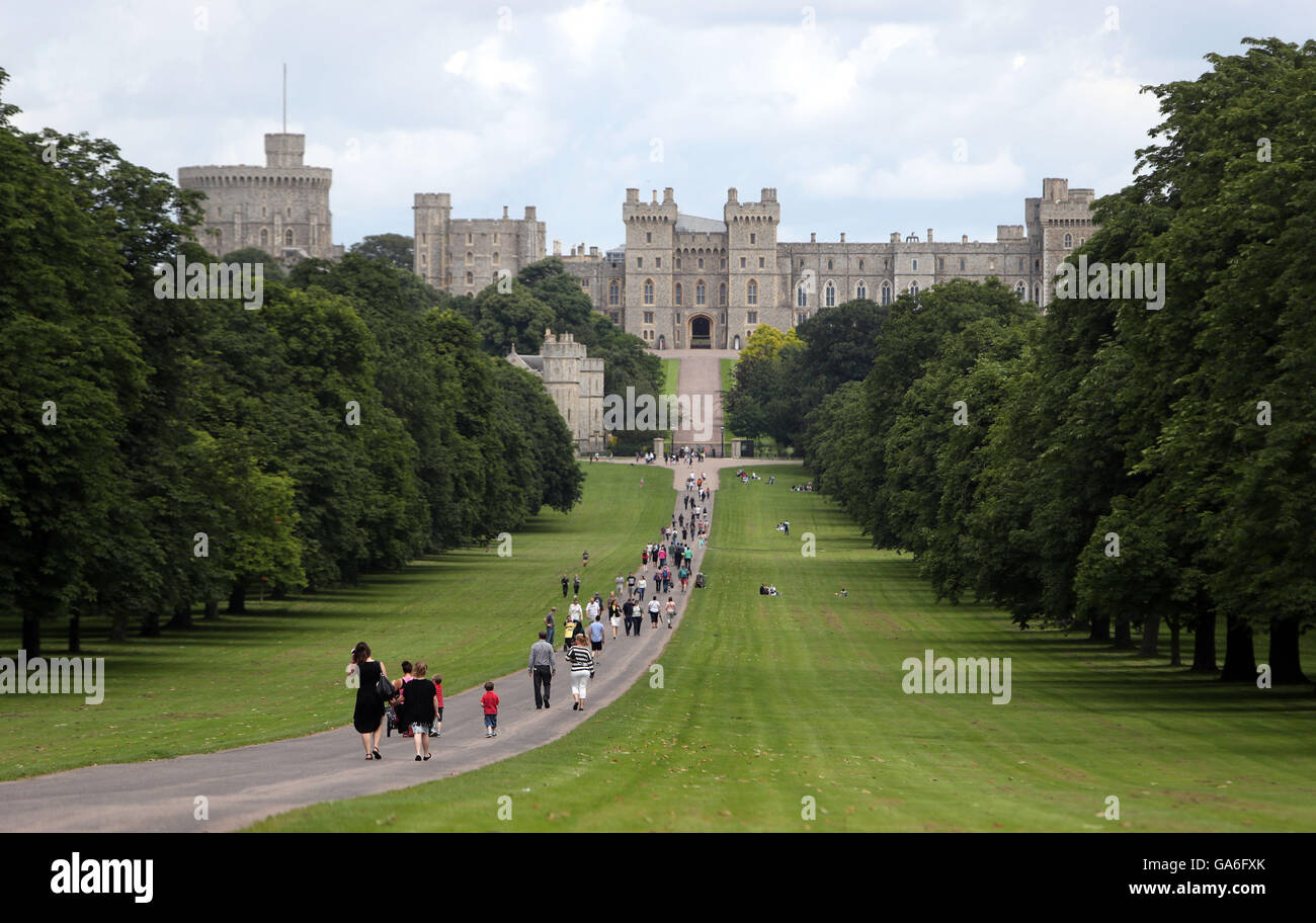 A general view of Windsor Castle in Berkshire, which has been named by